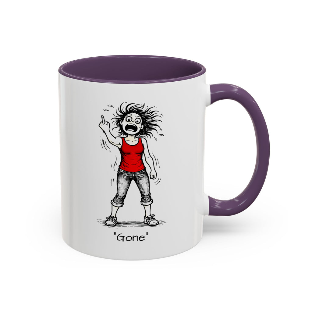 Menopausal Madness "Going-Gone" Coffee Mug — Humorous Menopausal Woman Coffee Mug USA