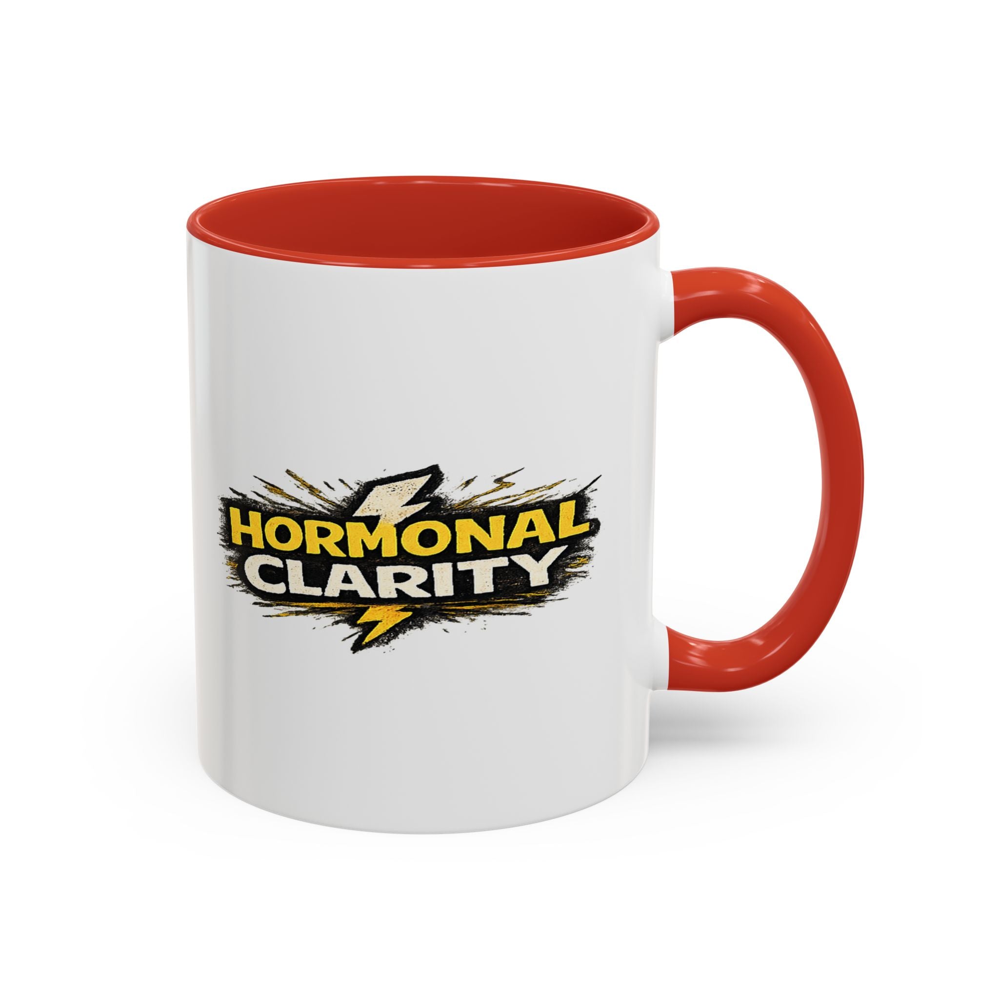 "Hormonal clarity" Coffee Mug  Accent Ceramic Mug (11oz)
