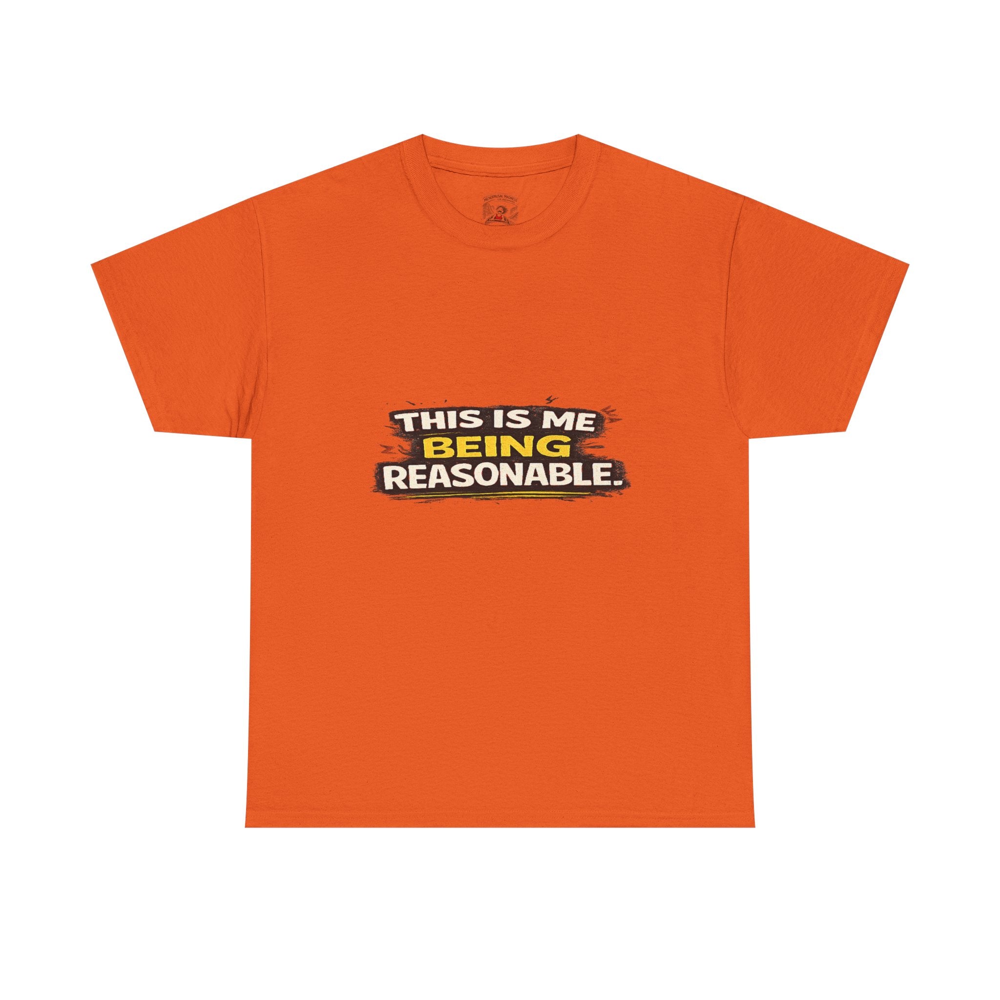 Being Reasonable T-Shirt — 'This Is Me Being Reasonable' Graphic Tee