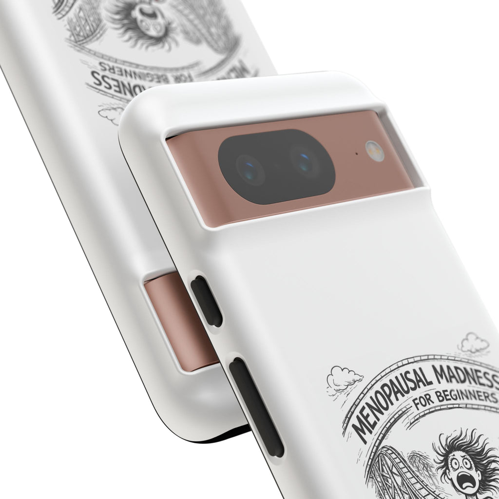 Phone Case - "Menopausal Madness for Beginners: Just 'Roller-Coasting'" Humorous Menopausal Women's Phone Cover
