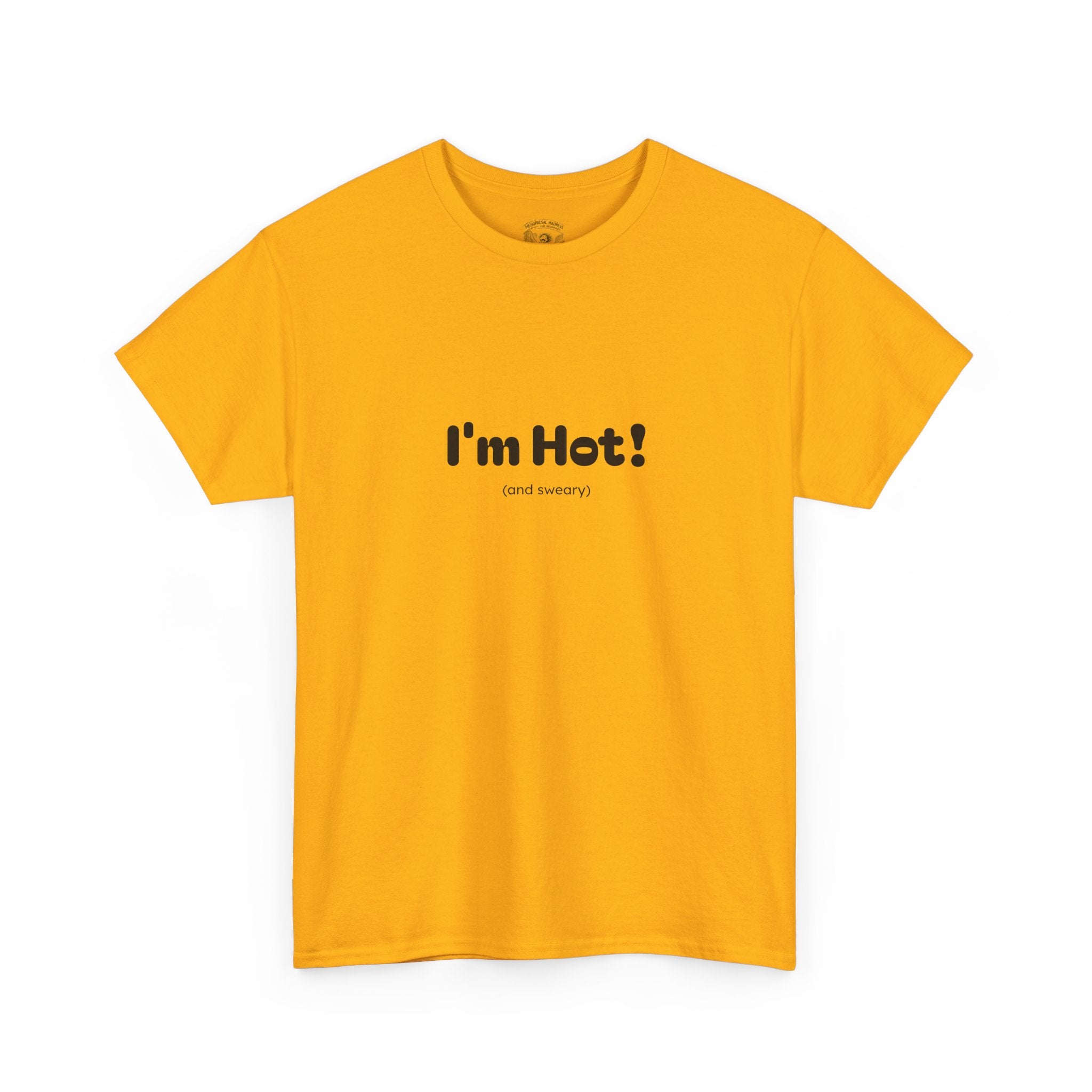 I'm Hot!  and sweary Graphic Tee — Funny Minimalist Statement T-Shirt