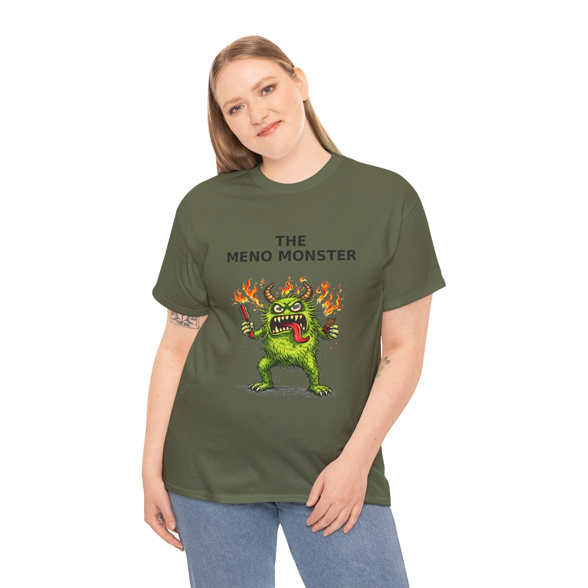 The Meno Monster T-Shirt — Funny Menopause Monster Tee