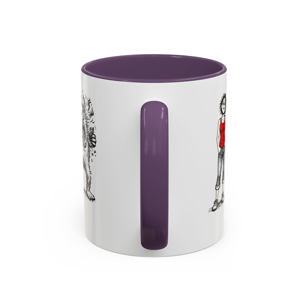 Coffee Mug — "Mood Varies By Day (Or Hourly)" Illustrated Sarcastic Cartoon USA/CAN