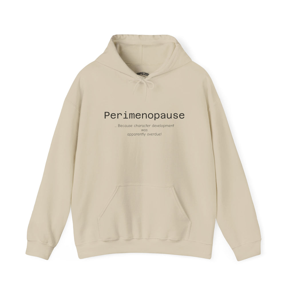 Perimenopause Hoodie — Minimalist Awareness Sweatshirt for Women