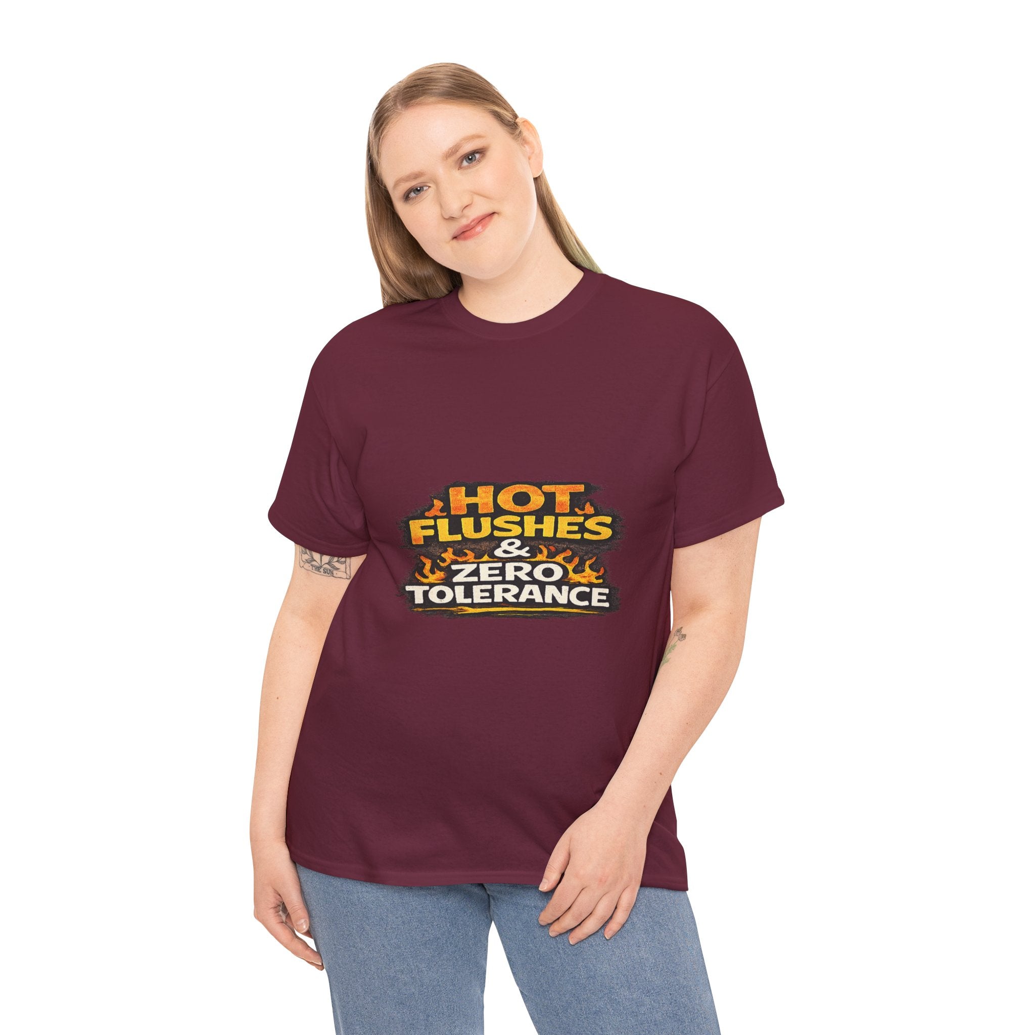 Hot Flushes & Zero Tolerance Tee