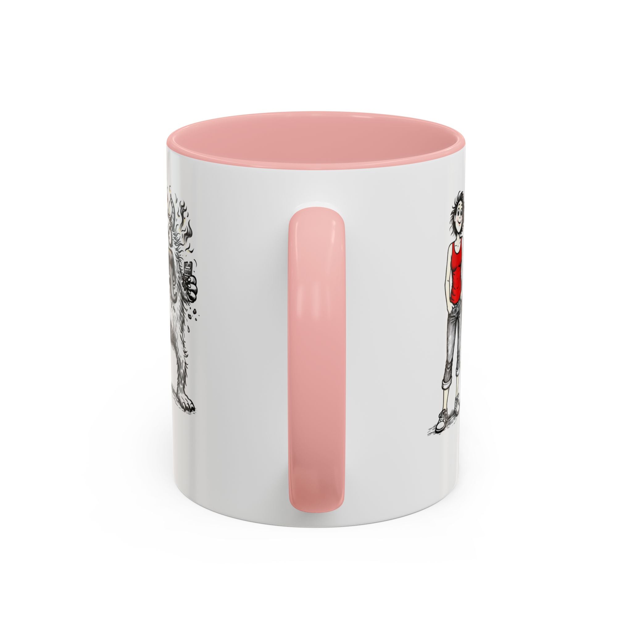 Coffee Mug — "Mood Varies By Day (Or Hourly)" Illustrated Sarcastic Cartoon USA/CAN