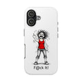 Phone Case — "F@ck It!" Menopausal Angst Cartoon Protective Cover