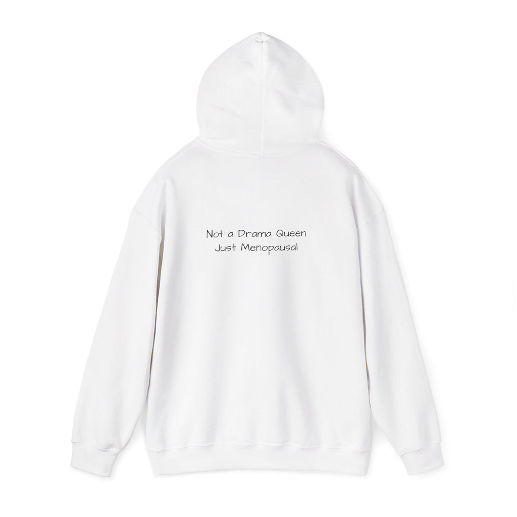 Hoodie - Meno Monster 'I Need a Snack and a Nap' Funny Monster Hoodie (Back: 'Not a Drama Queen, Just Menopausal')