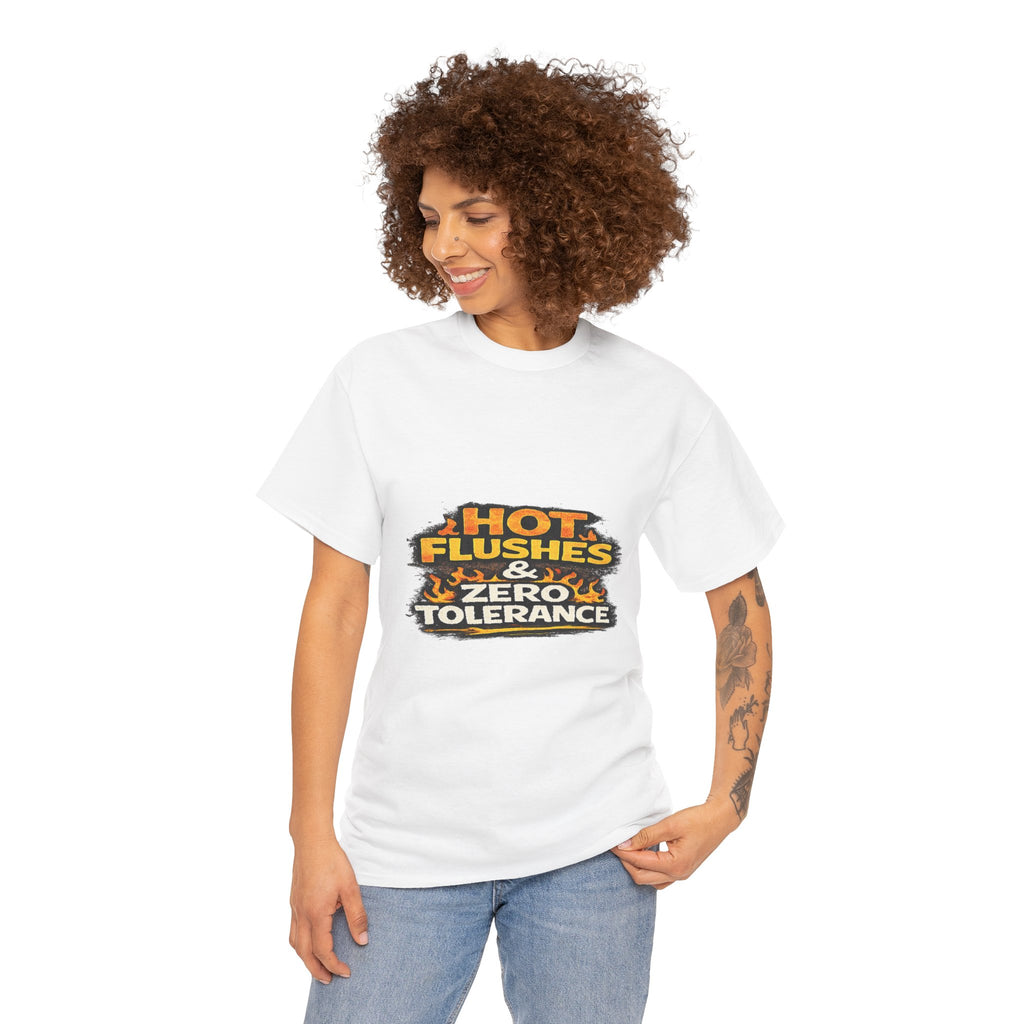 Hot Flushes & Zero Tolerance Tee