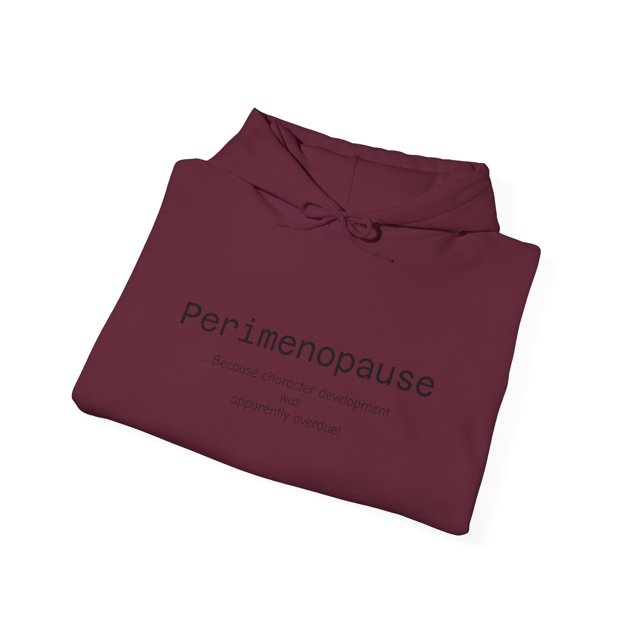 Perimenopause Hoodie — Minimalist Awareness Sweatshirt for Women