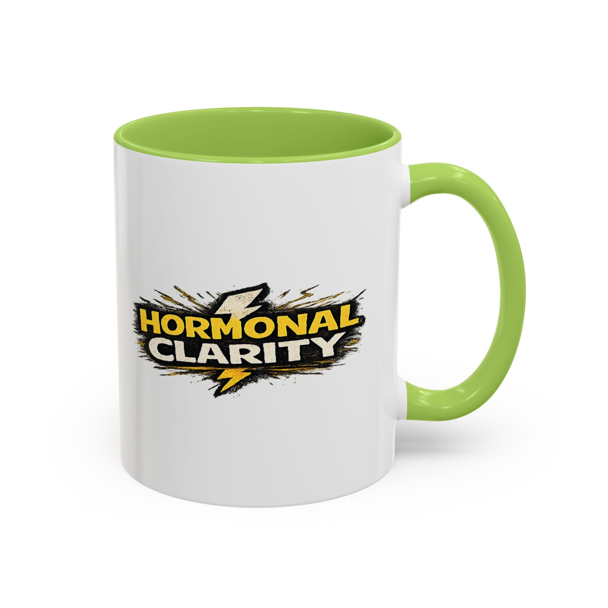 "Hormonal clarity" Coffee Mug  Accent Ceramic Mug (11oz)