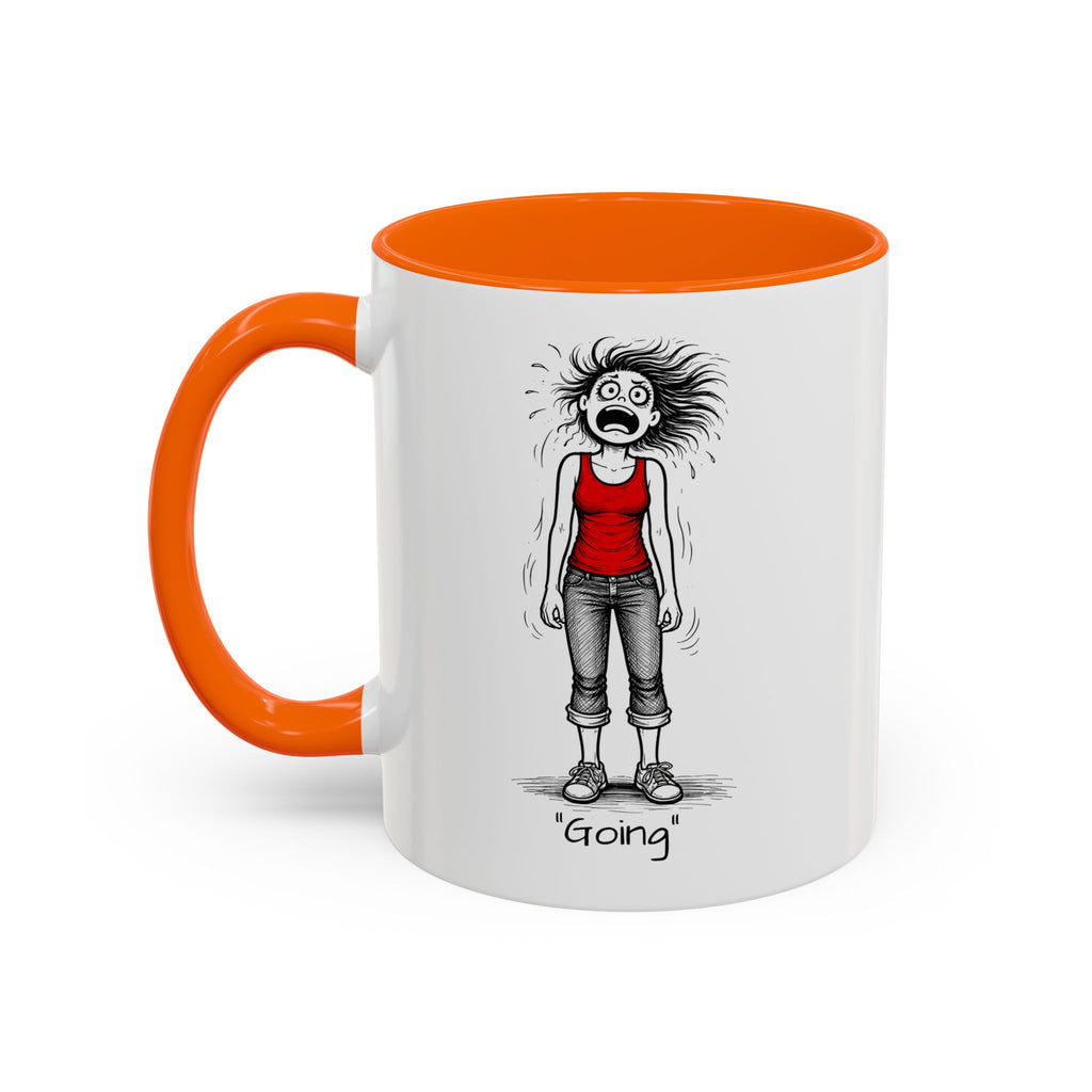 Menopausal Madness "Going-Gone" Coffee Mug — Humorous Menopausal Woman Coffee Mug USA