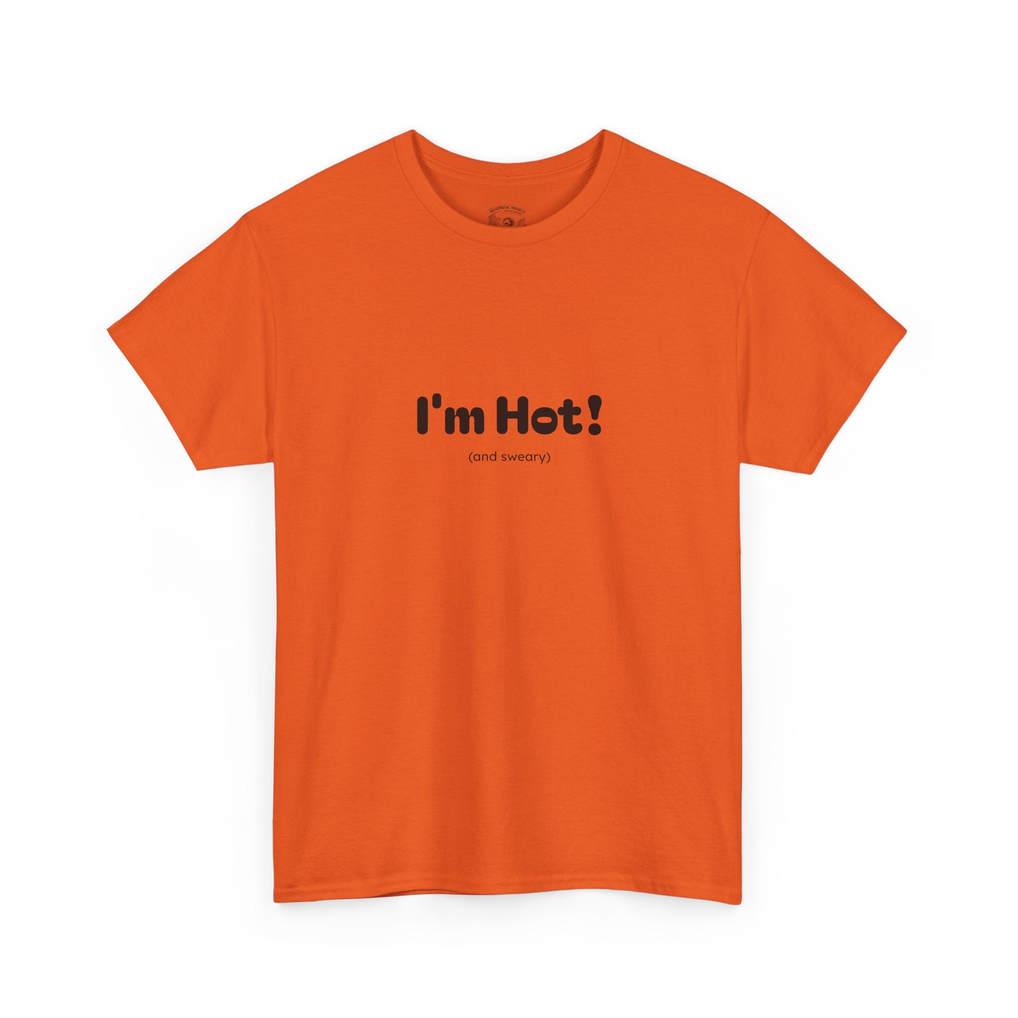 I'm Hot!  and sweary Graphic Tee — Funny Minimalist Statement T-Shirt