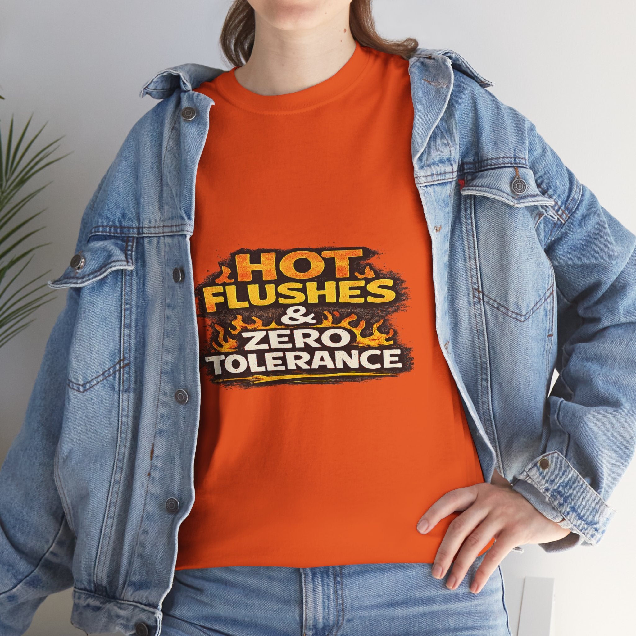 Hot Flushes & Zero Tolerance Tee