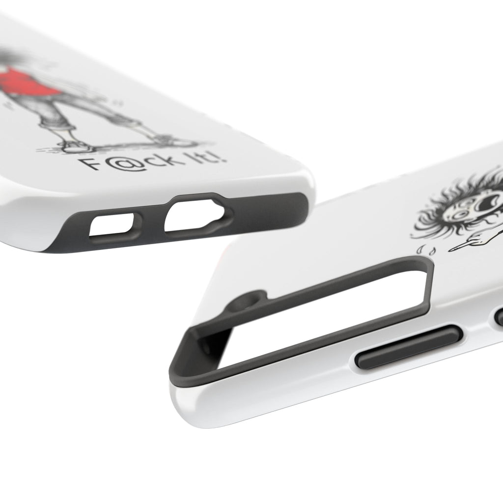 Phone Case — "F@ck It!" Menopausal Angst Cartoon Protective Cover