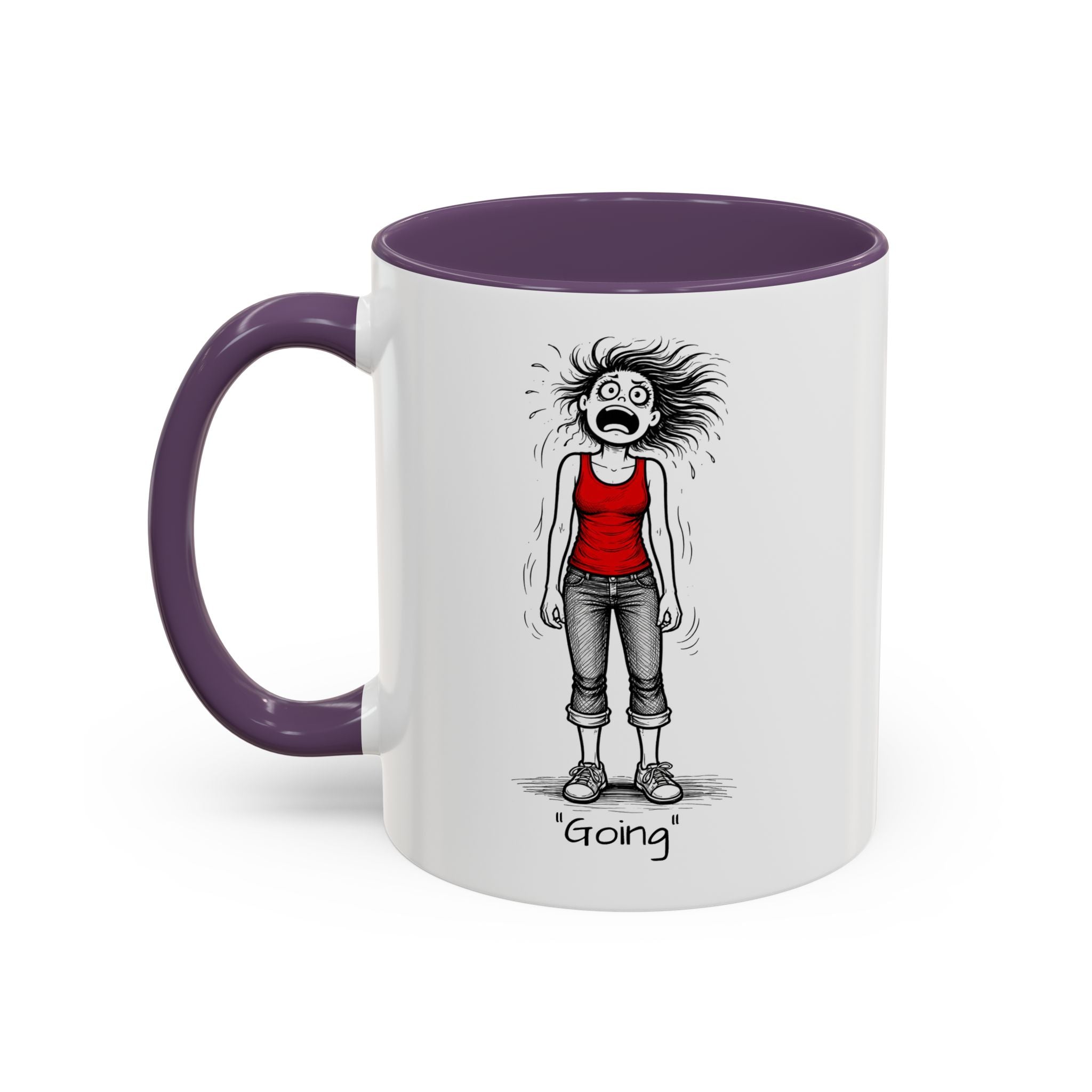 Menopausal Madness "Going-Gone" Coffee Mug — Humorous Menopausal Woman Coffee Mug USA