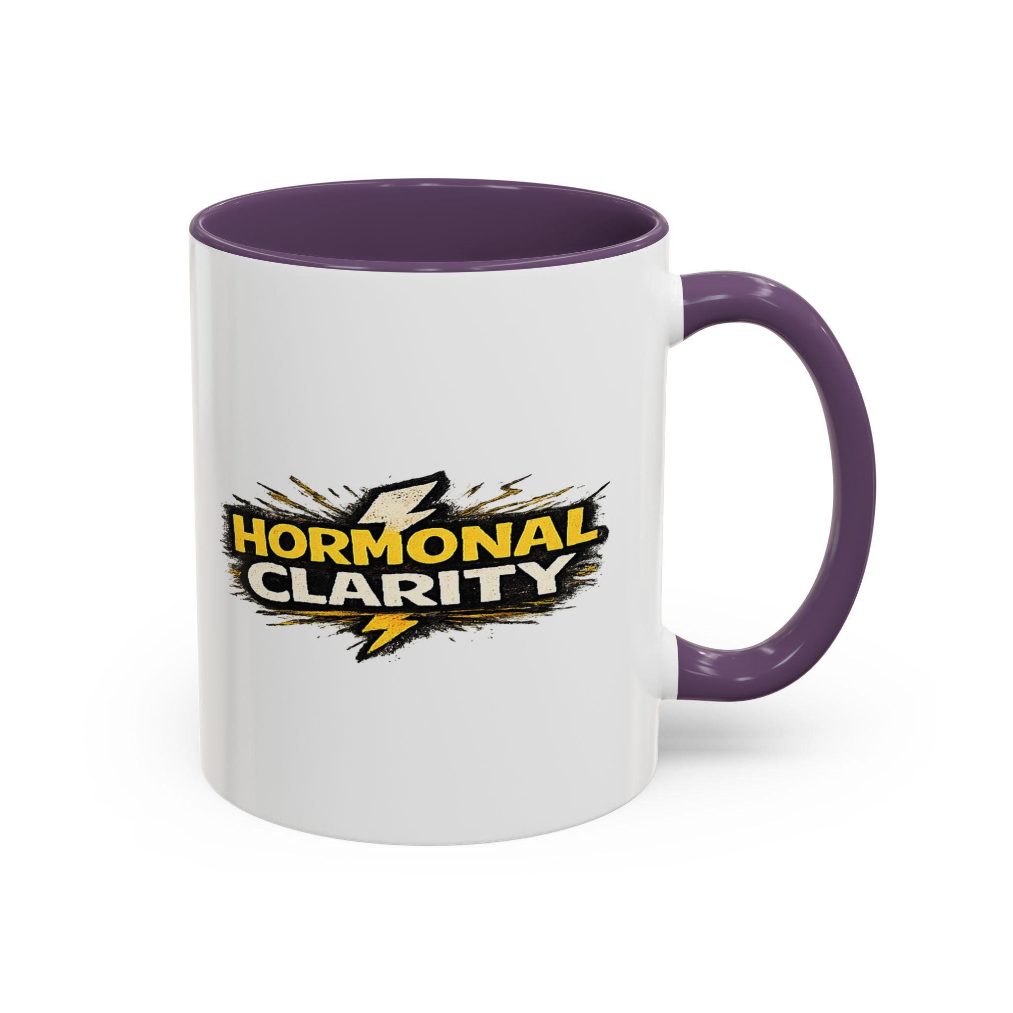 "Hormonal clarity" Coffee Mug  Accent Ceramic Mug (11oz)