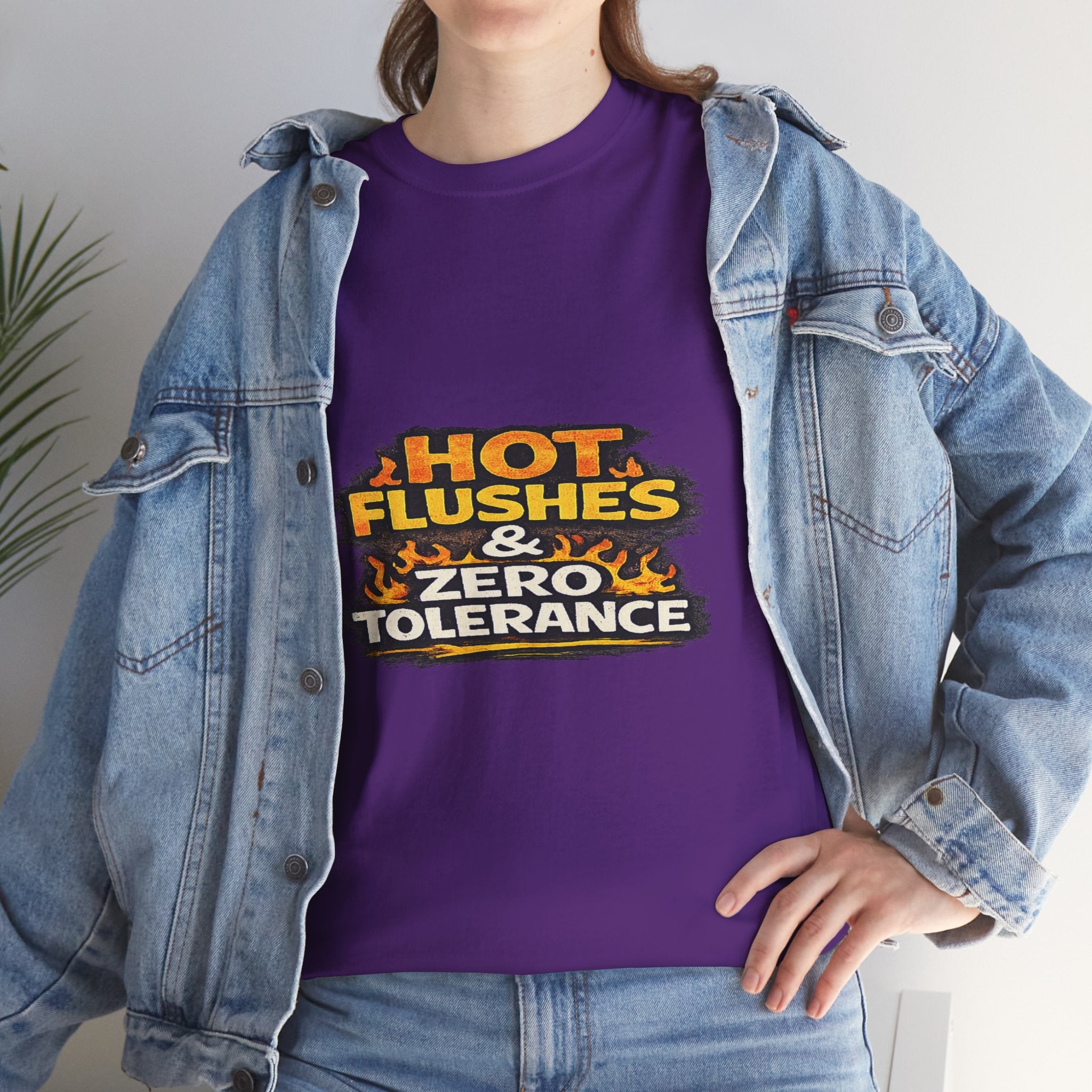 Hot Flushes & Zero Tolerance Tee
