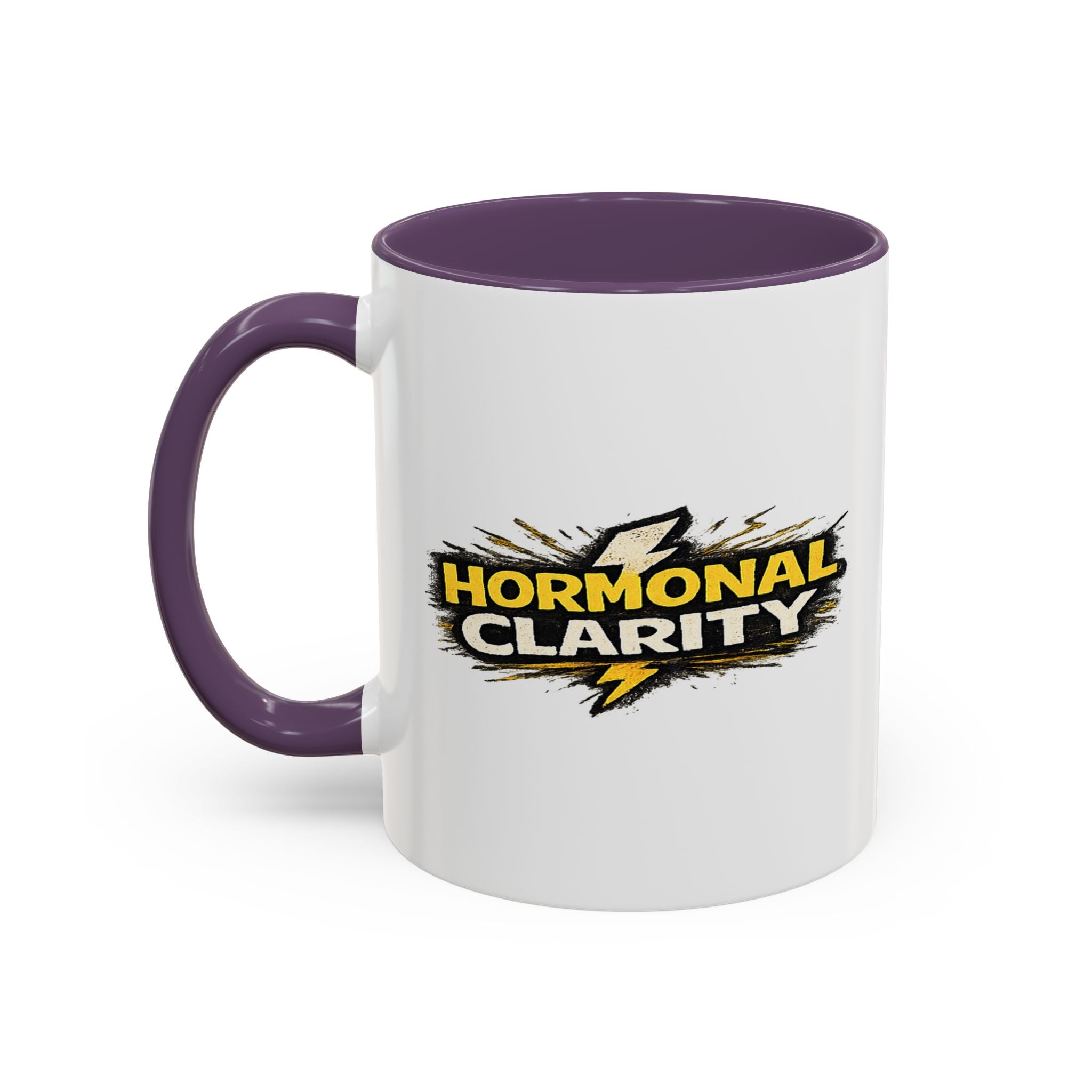 "Hormonal clarity" Coffee Mug  Accent Ceramic Mug (11oz)