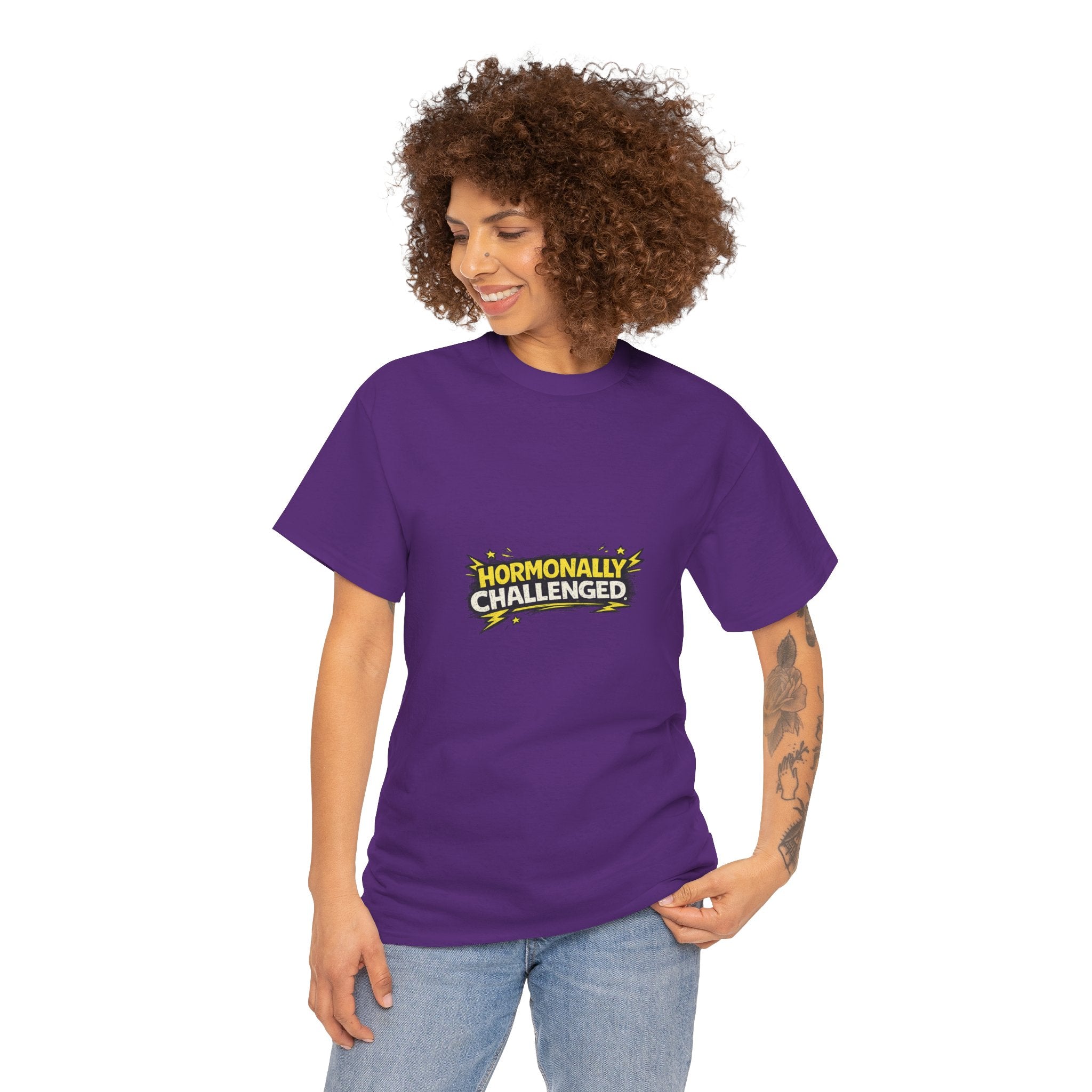 "Hormonally challenged" Graphic Tee