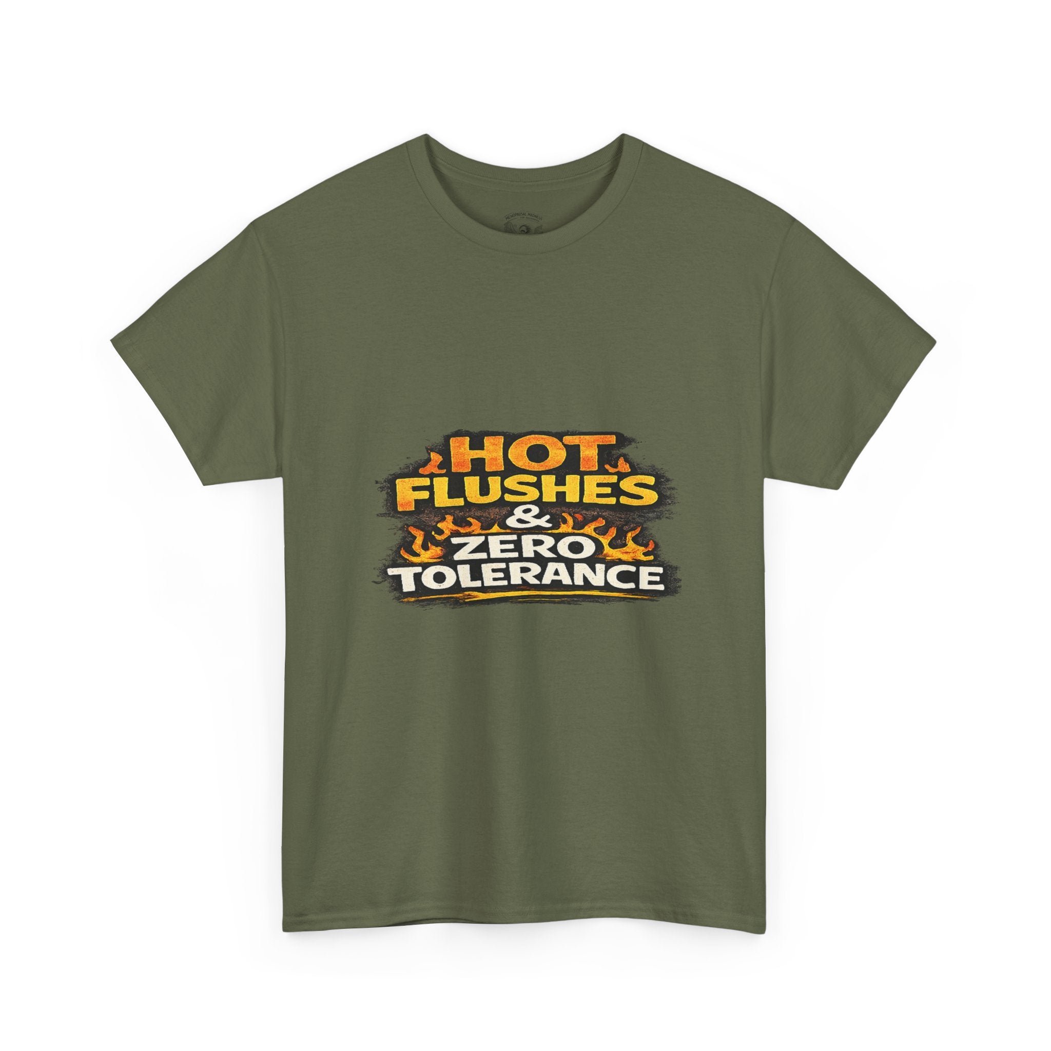 Hot Flushes & Zero Tolerance Tee