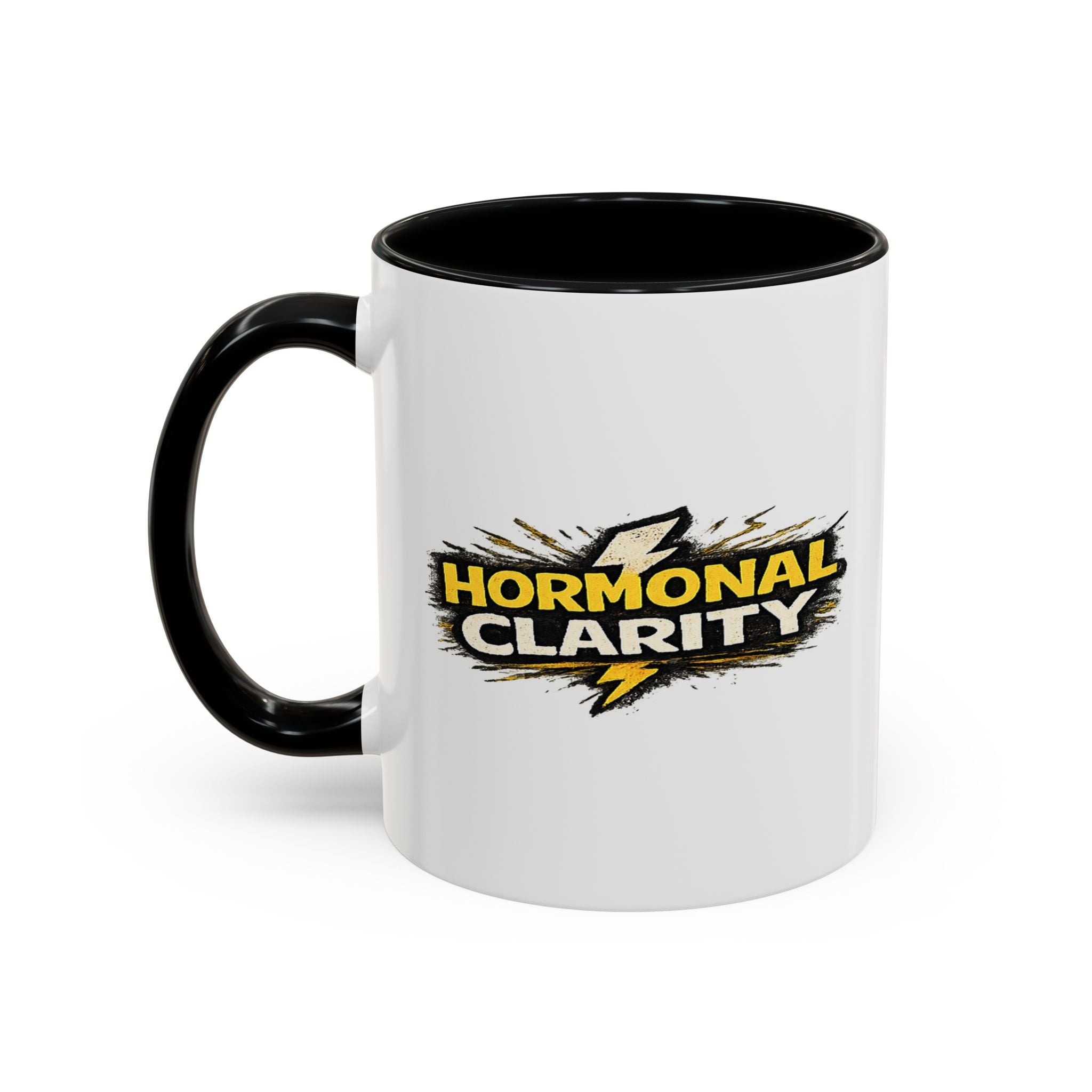 "Hormonal clarity" Coffee Mug  Accent Ceramic Mug (11oz)