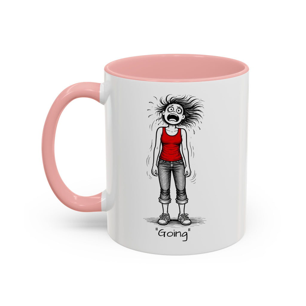 Menopausal Madness "Going-Gone" Coffee Mug — Humorous Menopausal Woman Coffee Mug USA