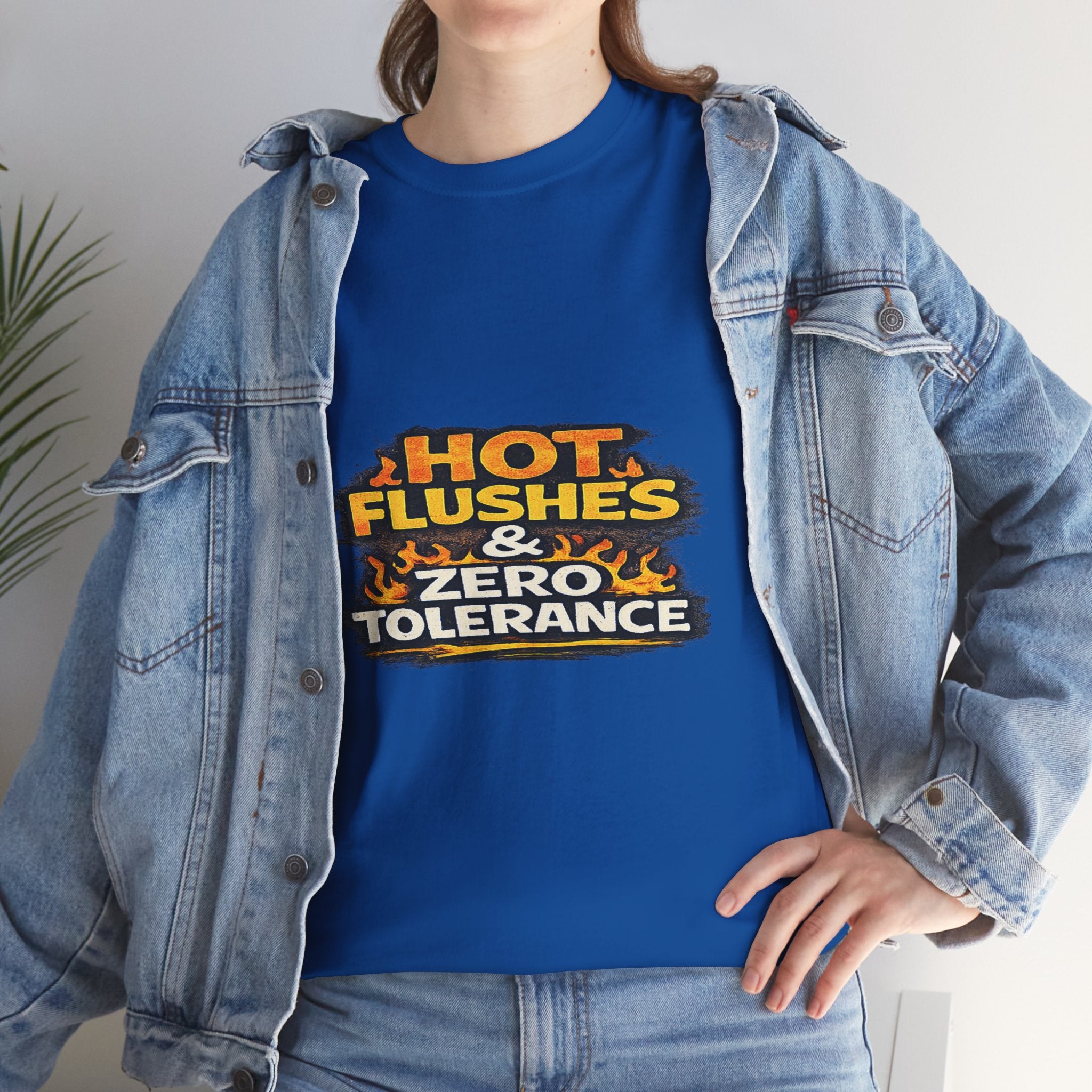 Hot Flushes & Zero Tolerance Tee