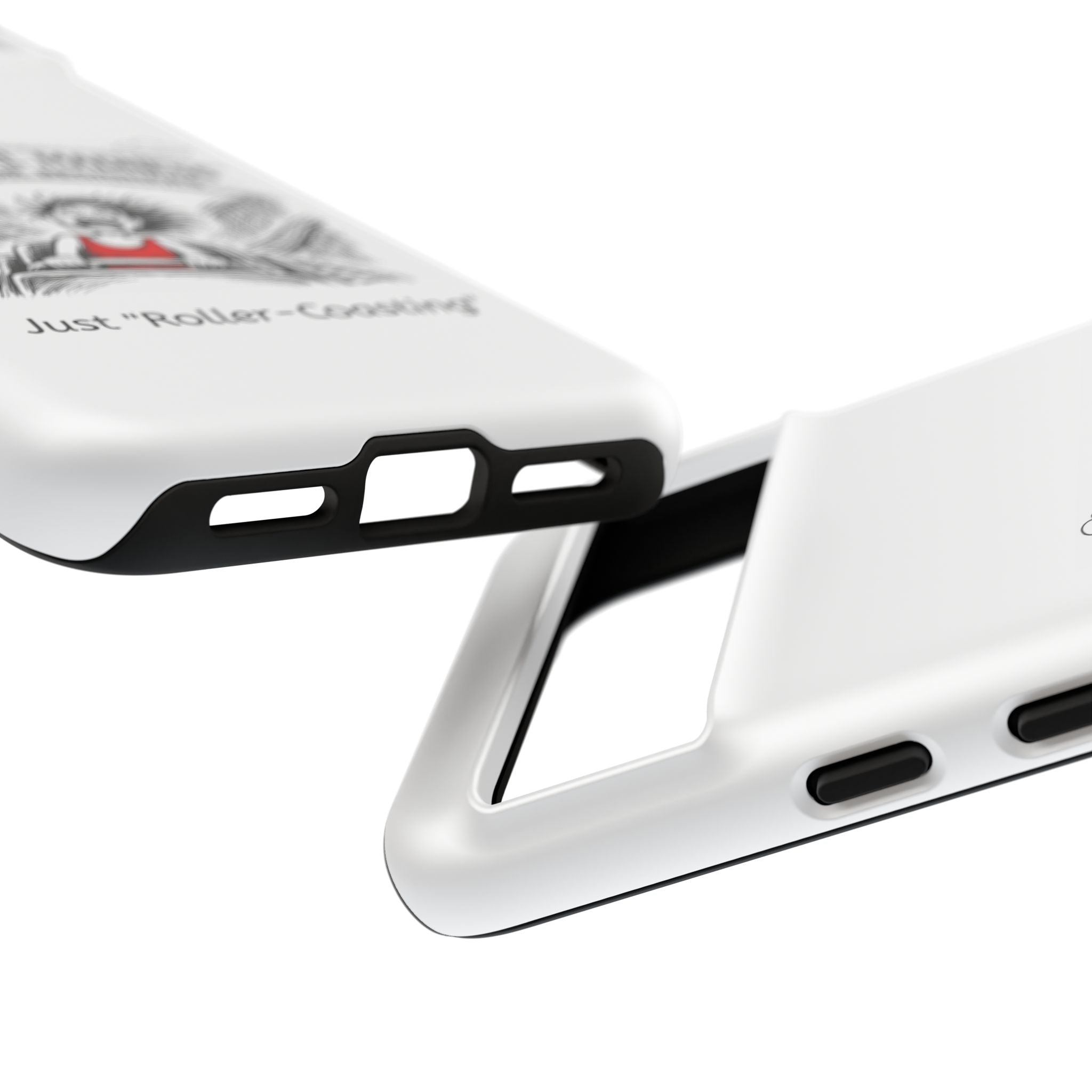 Phone Case - "Menopausal Madness for Beginners: Just 'Roller-Coasting'" Humorous Menopausal Women's Phone Cover