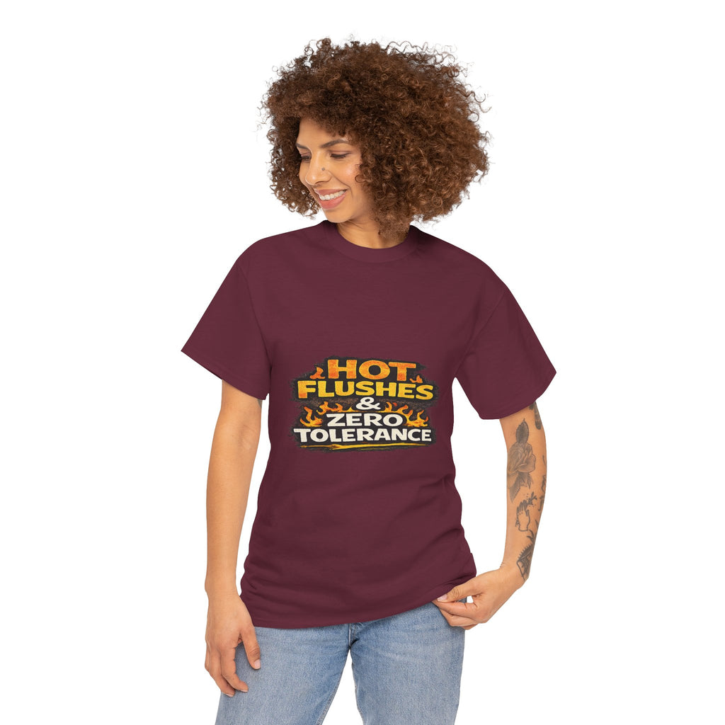 Hot Flushes & Zero Tolerance Tee