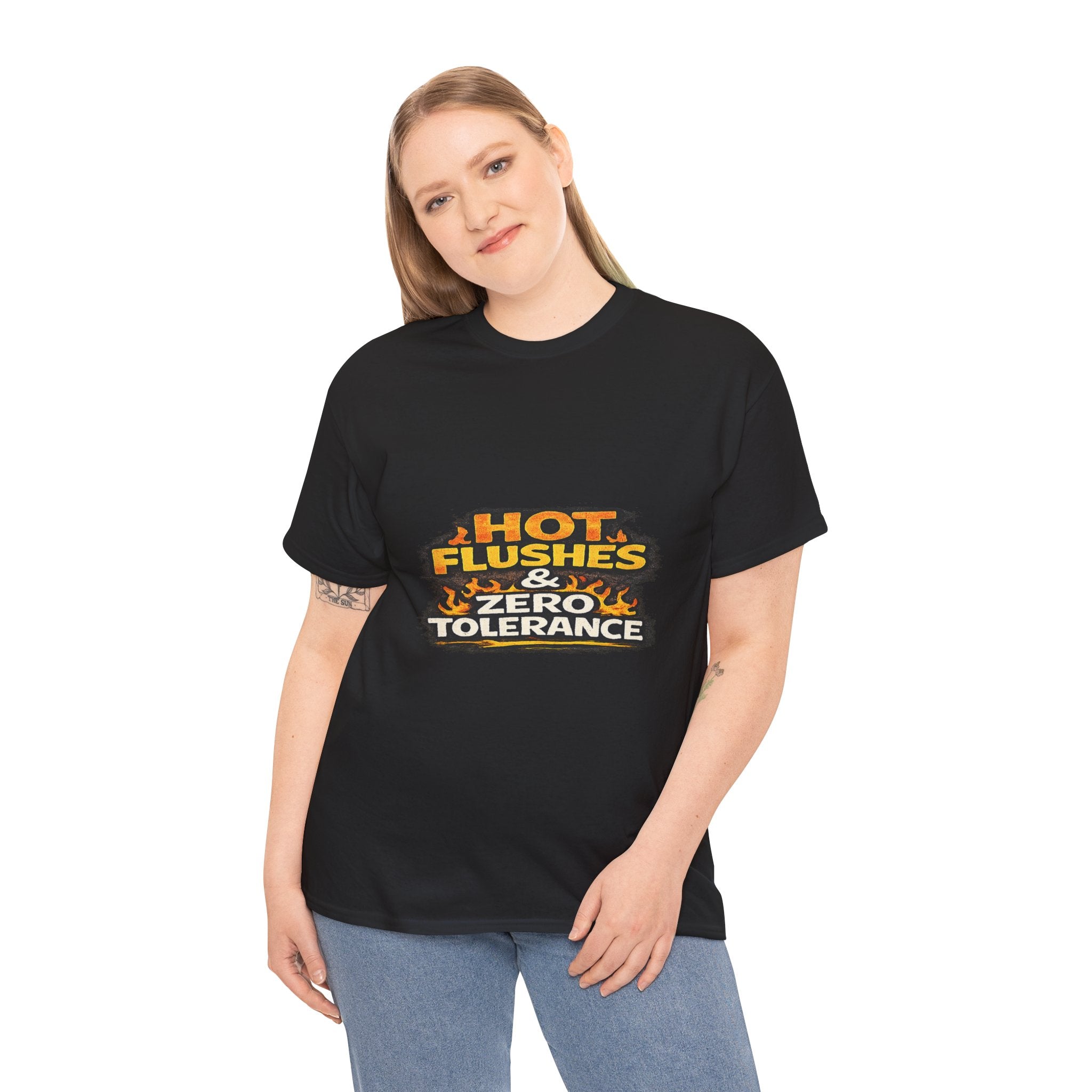 Hot Flushes & Zero Tolerance Tee