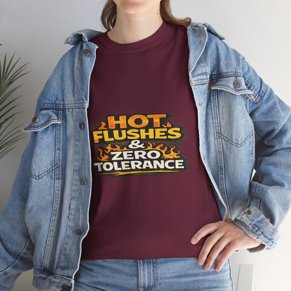 Hot Flushes & Zero Tolerance Tee