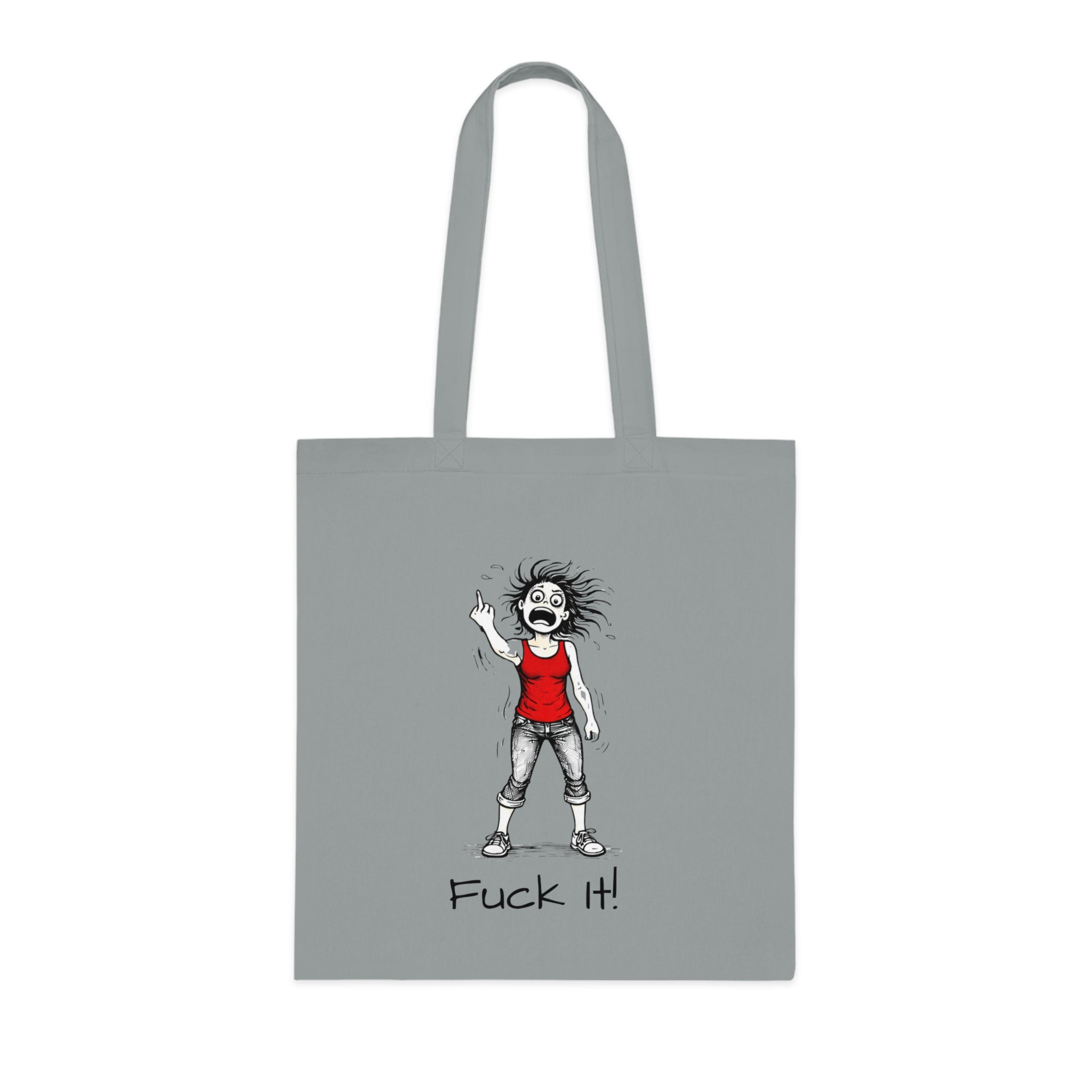 Tote Bag — "F@ck It, it's not me it's hormonal" F@ck it Gone feral Illustration