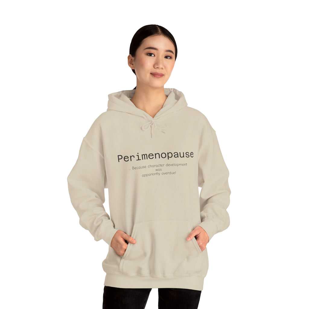 Perimenopause Hoodie — Minimalist Awareness Sweatshirt for Women