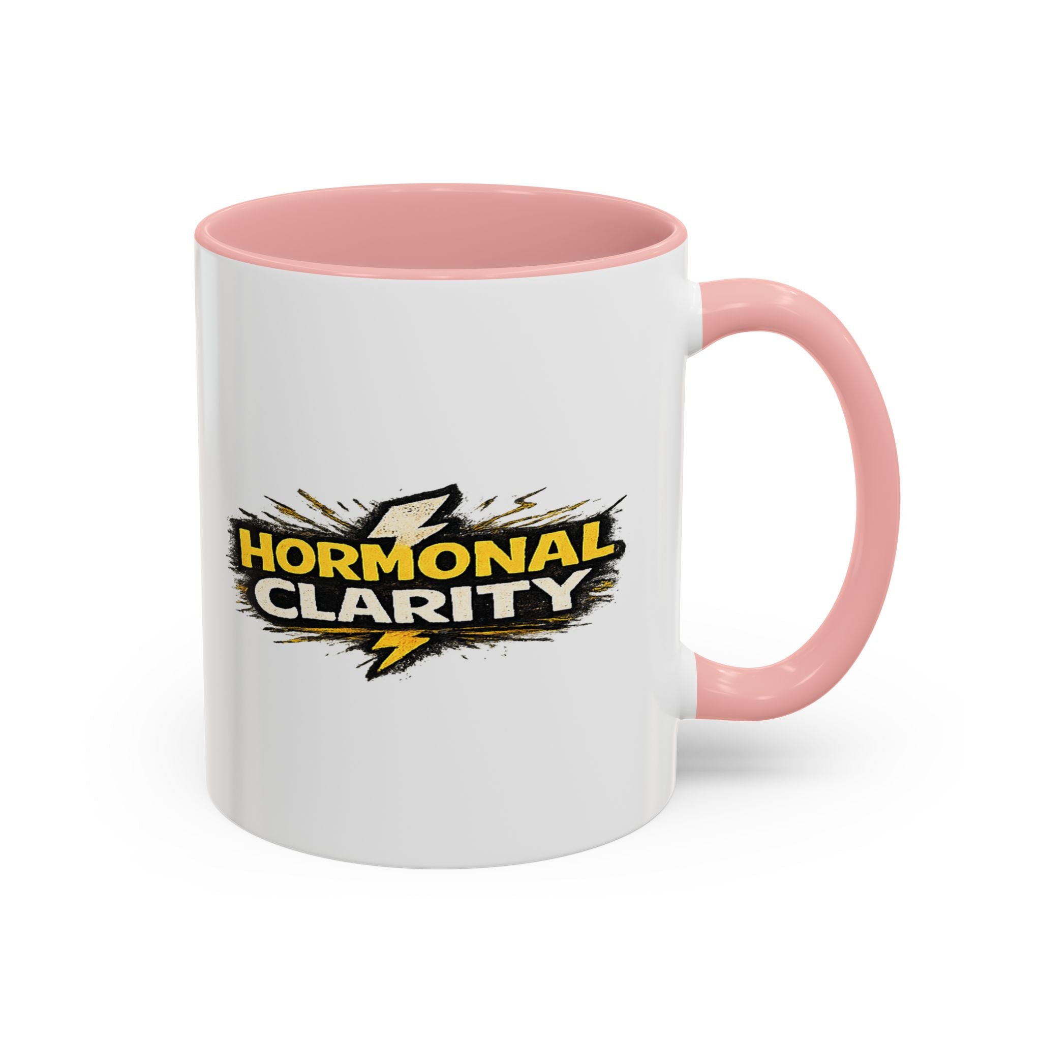 "Hormonal clarity" Coffee Mug  Accent Ceramic Mug (11oz)