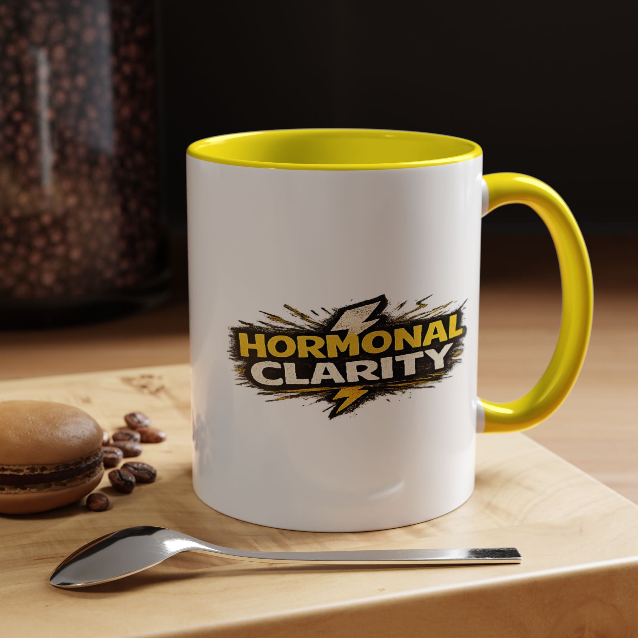 "Hormonal clarity" Coffee Mug  Accent Ceramic Mug (11oz)