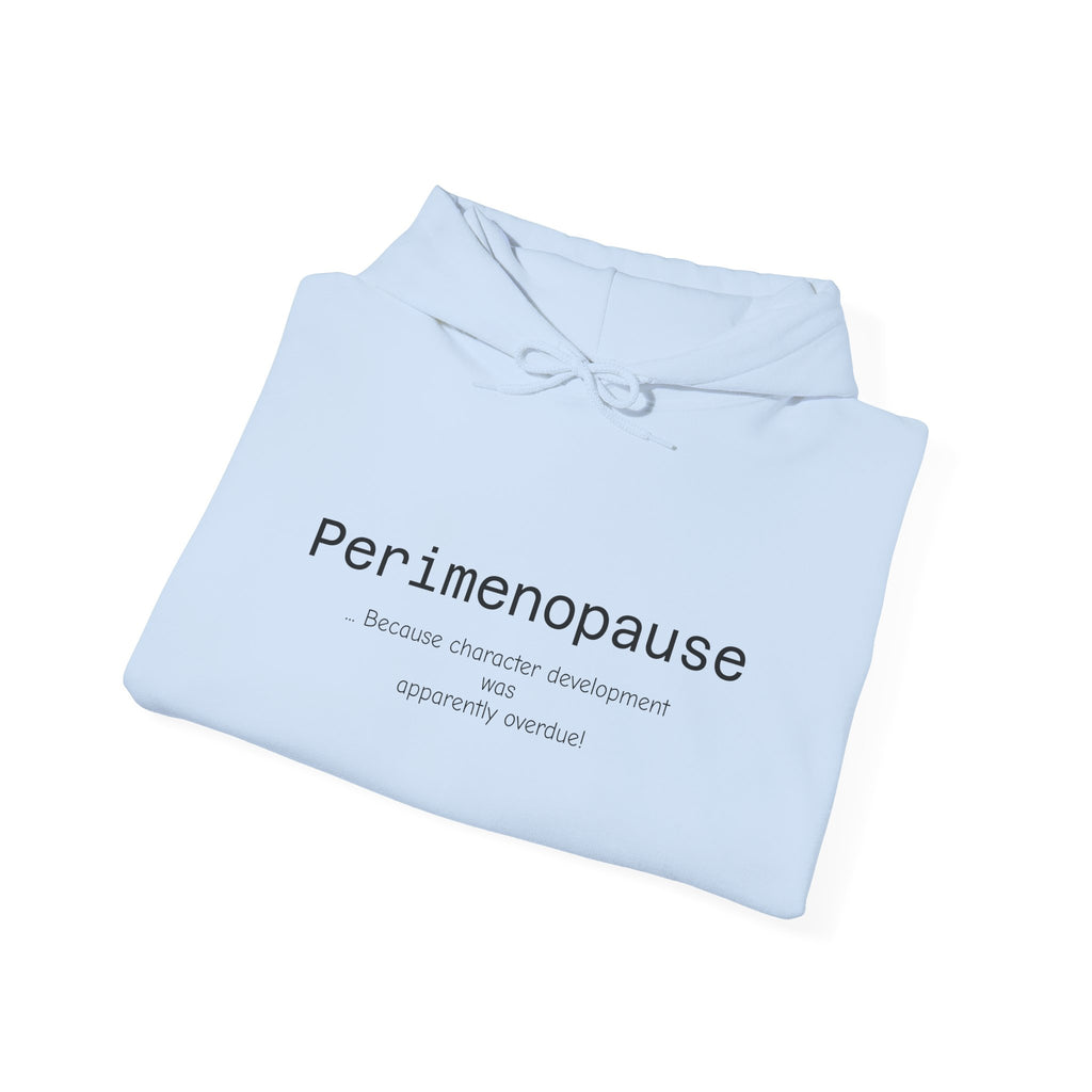 Perimenopause Hoodie — Minimalist Awareness Sweatshirt for Women