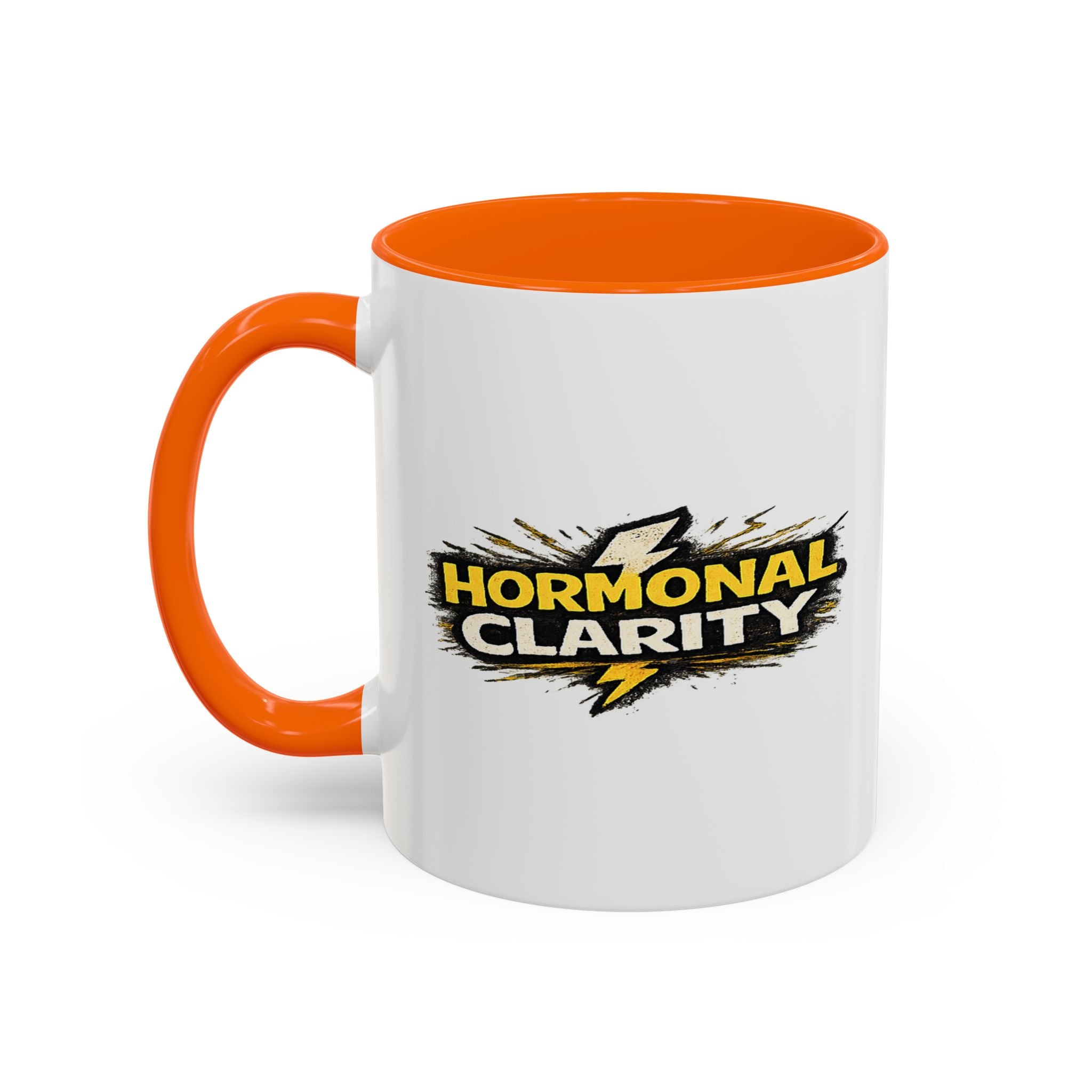 "Hormonal clarity" Coffee Mug  Accent Ceramic Mug (11oz)