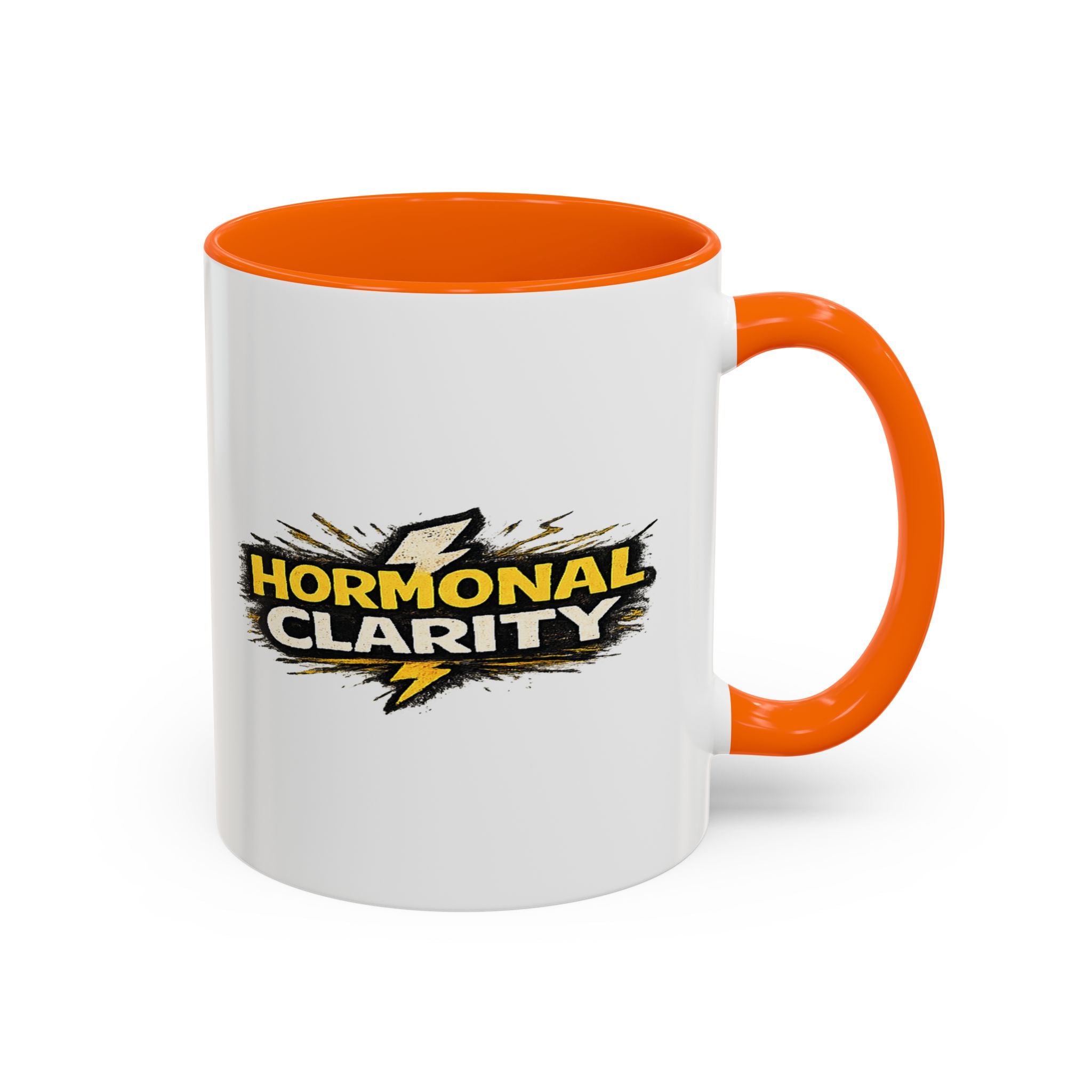 "Hormonal clarity" Coffee Mug  Accent Ceramic Mug (11oz)
