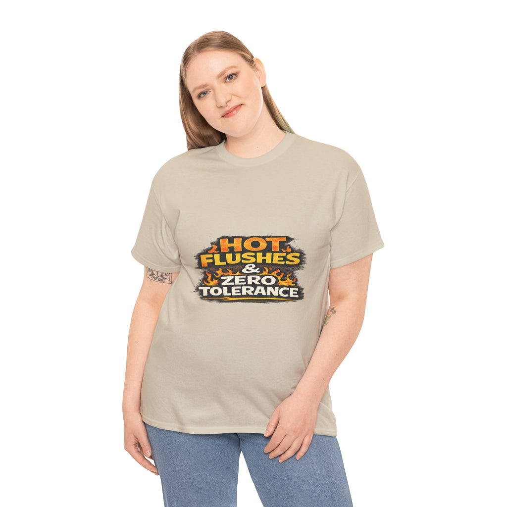 Hot Flushes & Zero Tolerance Tee