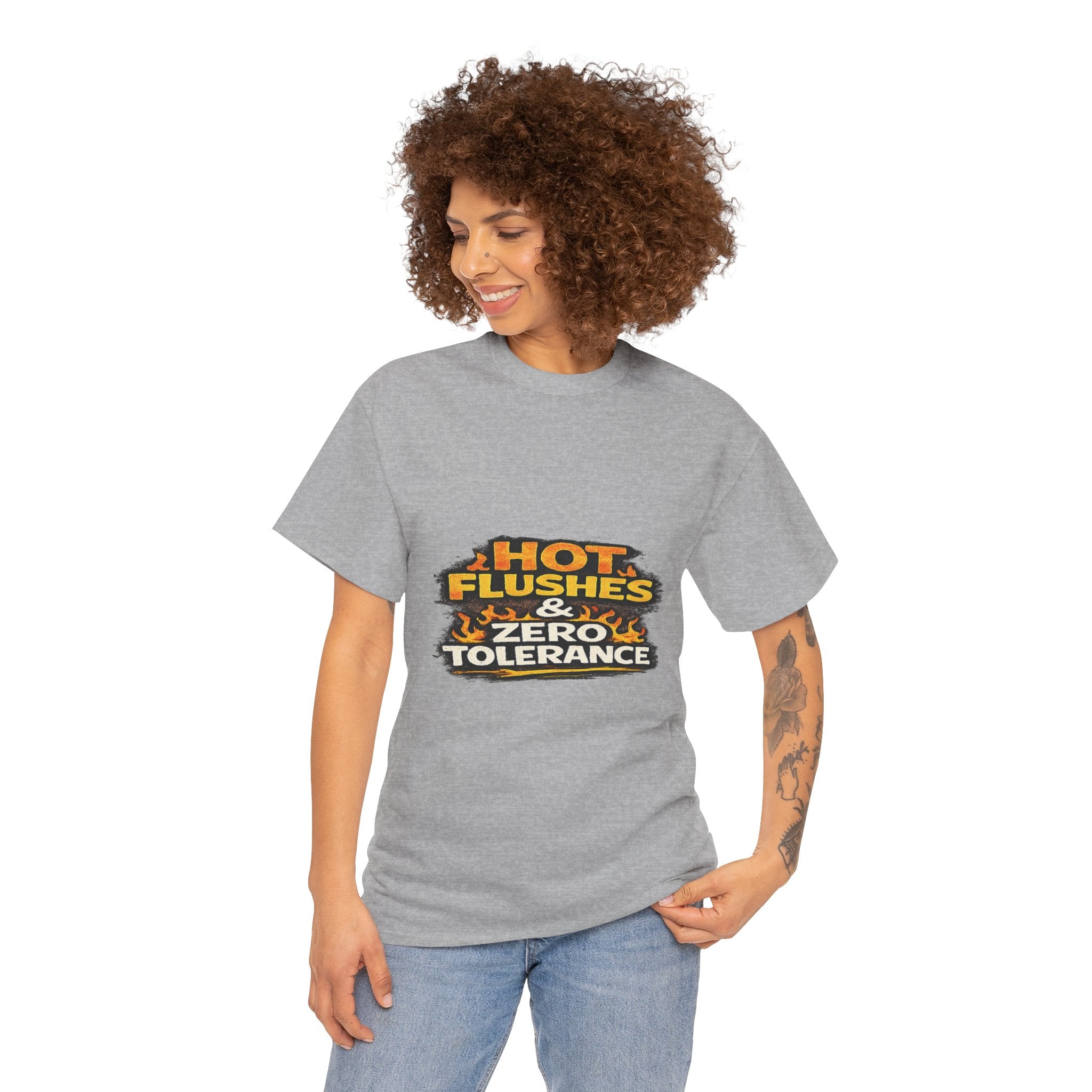 Hot Flushes & Zero Tolerance Tee