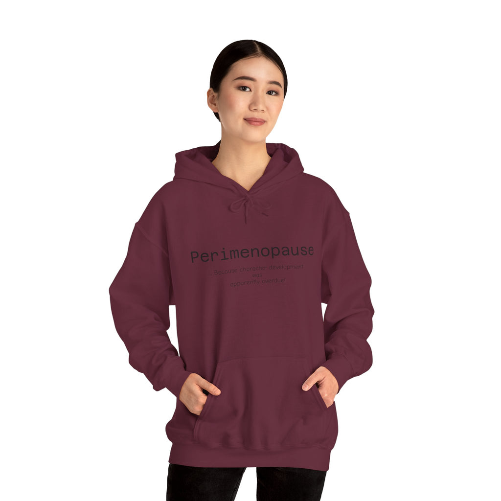 Perimenopause Hoodie — Minimalist Awareness Sweatshirt for Women