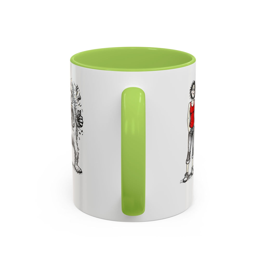 Coffee Mug — "Mood Varies By Day (Or Hourly)" Illustrated Sarcastic Cartoon USA/CAN