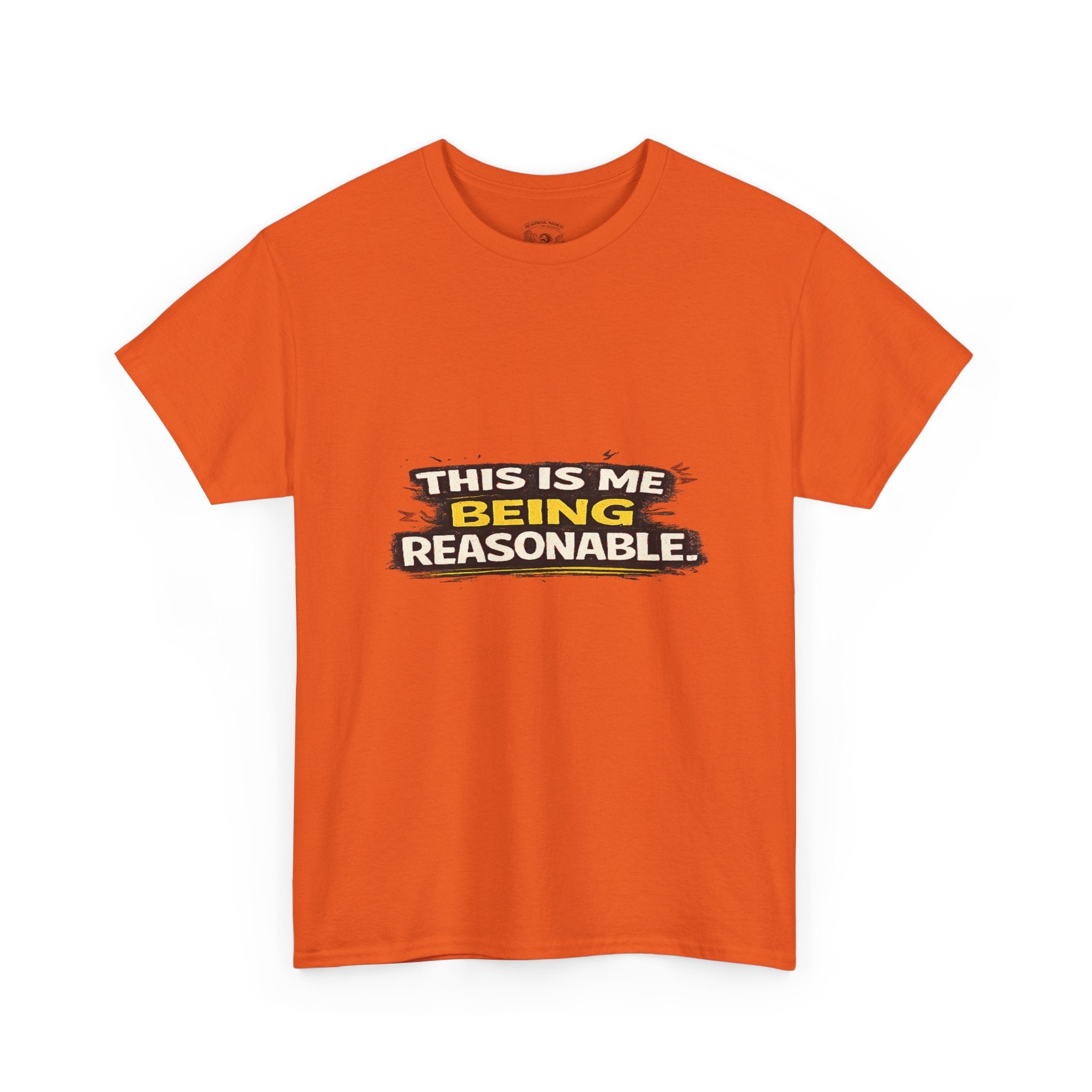 Being Reasonable T-Shirt — 'This Is Me Being Reasonable' Graphic Tee