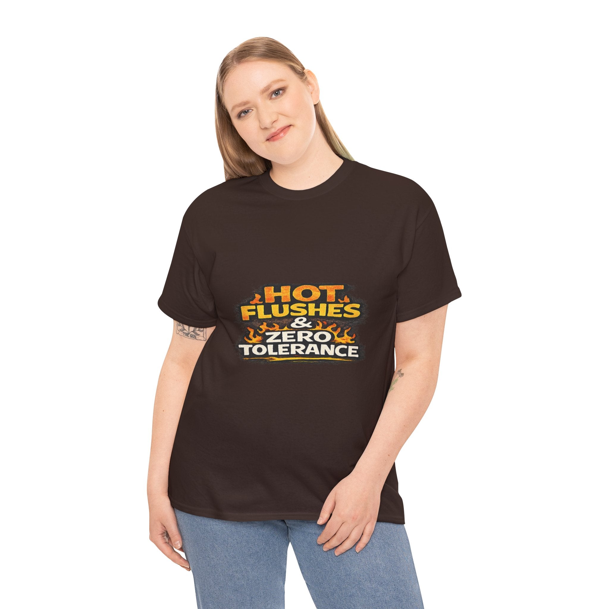 Hot Flushes & Zero Tolerance Tee