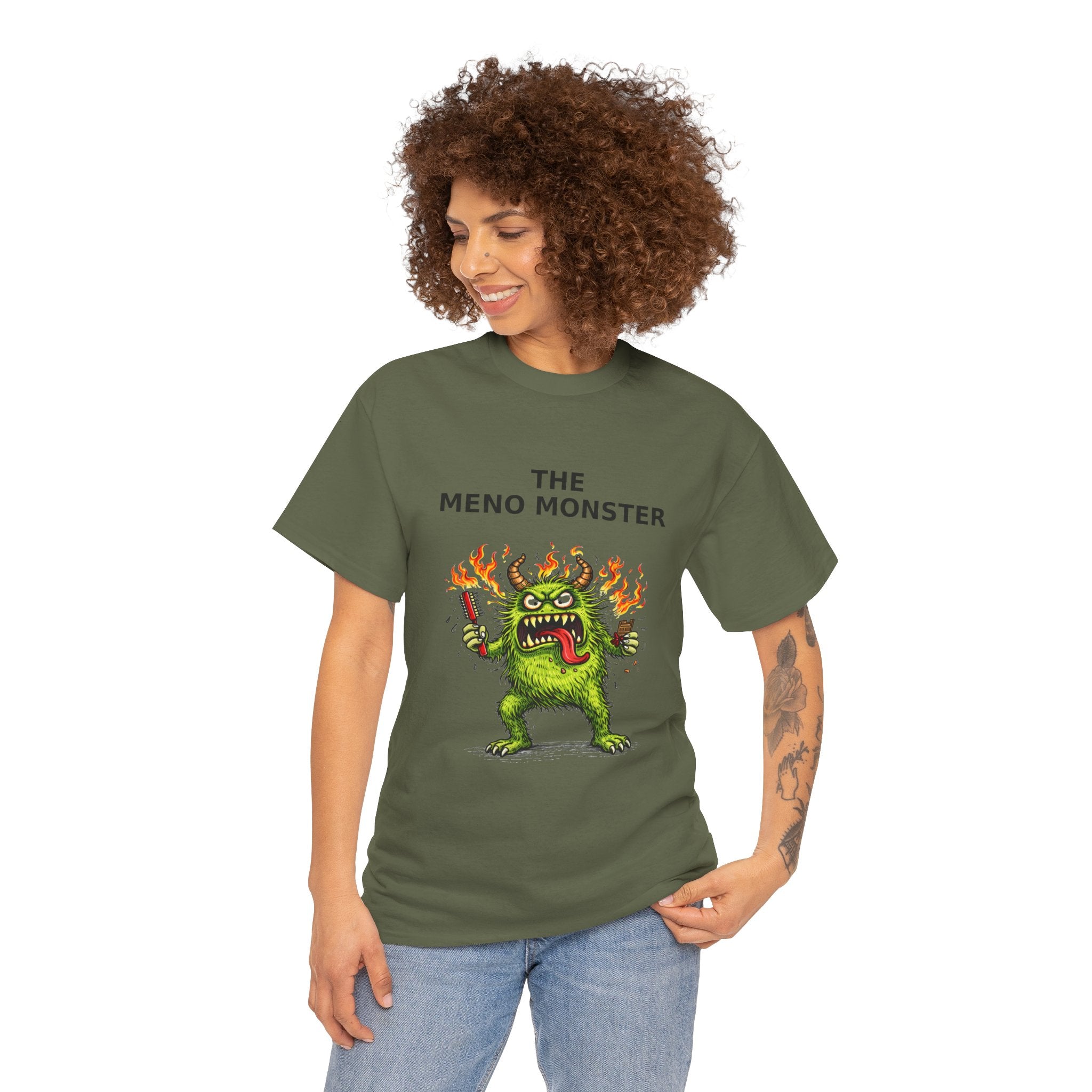 The Meno Monster T-Shirt — Funny Menopause Monster Tee