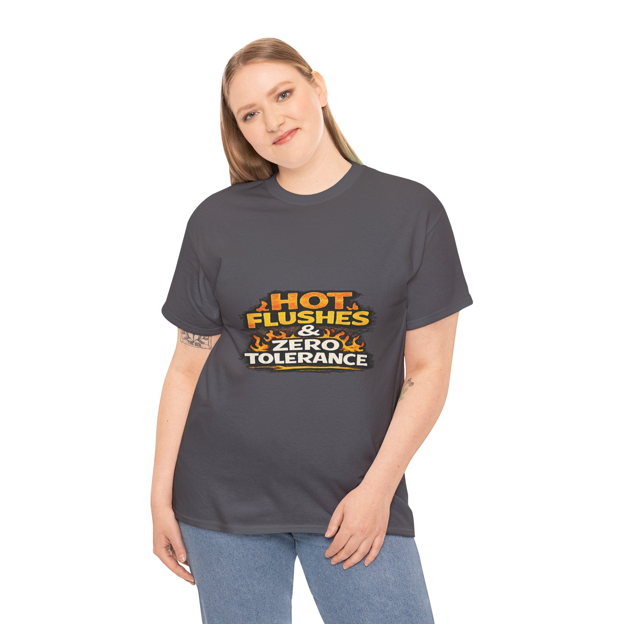 Hot Flushes & Zero Tolerance Tee