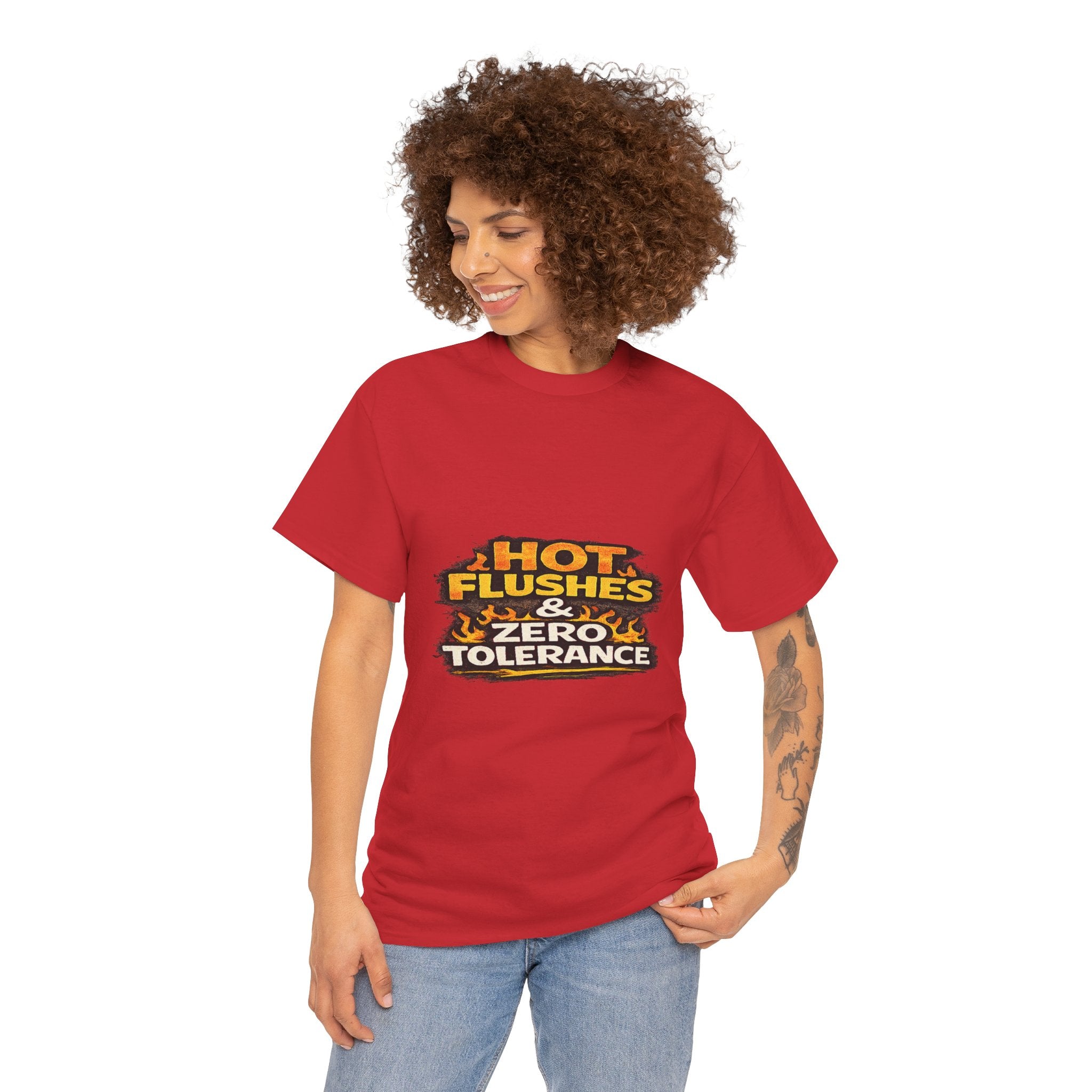 Hot Flushes & Zero Tolerance Tee