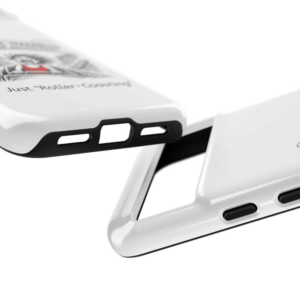 Phone Case - "Menopausal Madness for Beginners: Just 'Roller-Coasting'" Humorous Menopausal Women's Phone Cover