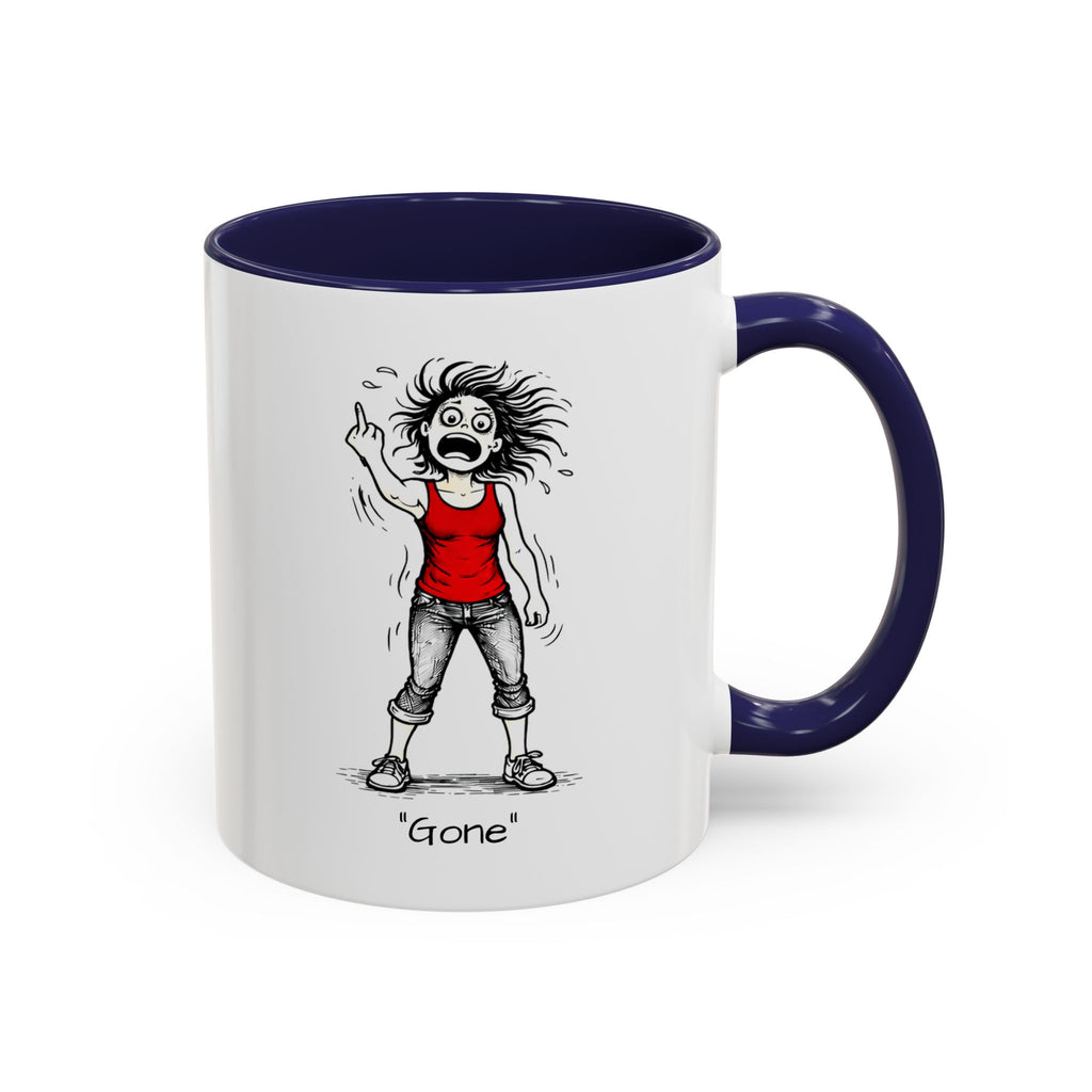 Menopausal Madness "Going-Gone" Coffee Mug — Humorous Menopausal Woman Coffee Mug USA